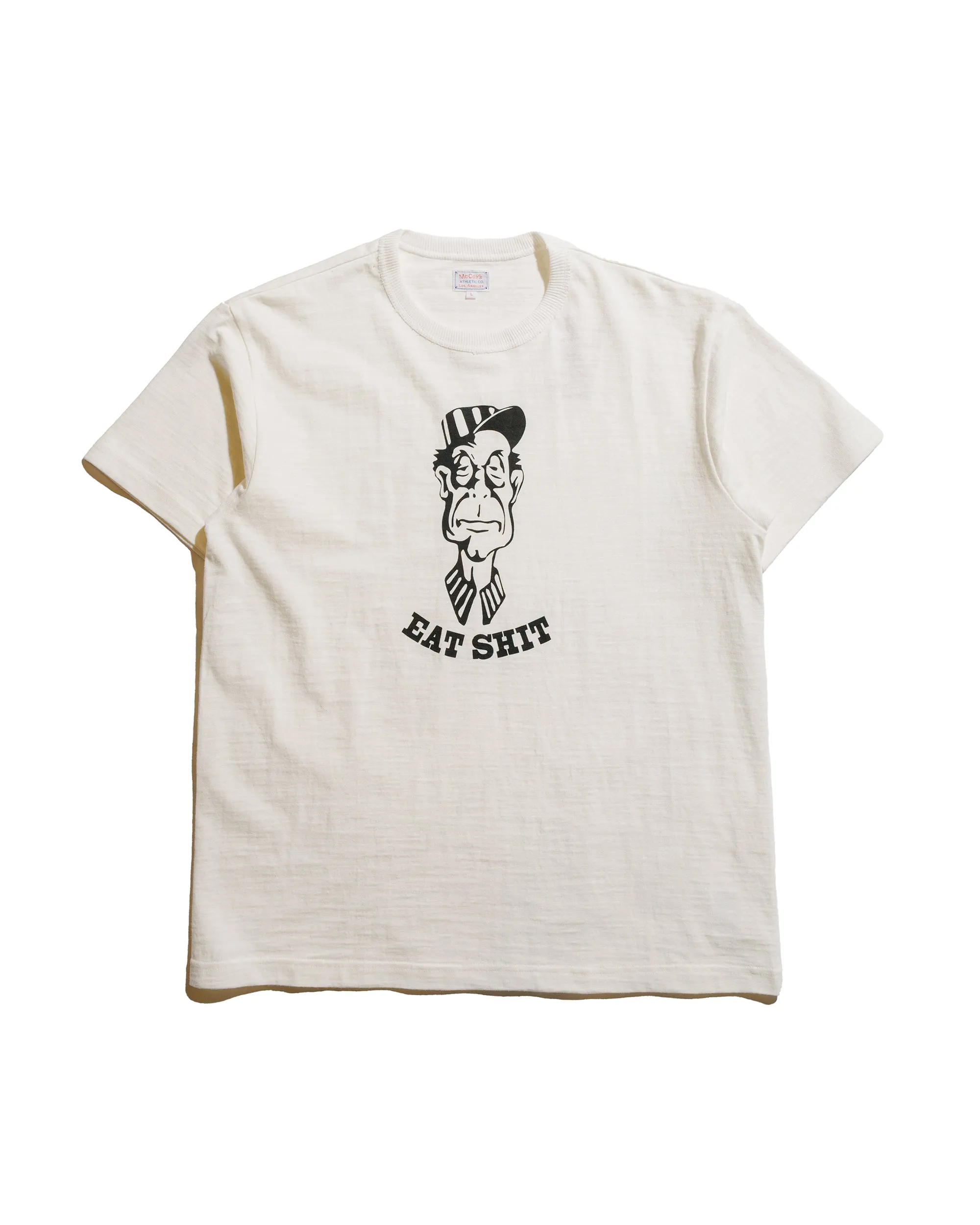 The Real McCoy's MC25022 Athletic T-Shirt / Eat Shit Milk sold by Lost & Found