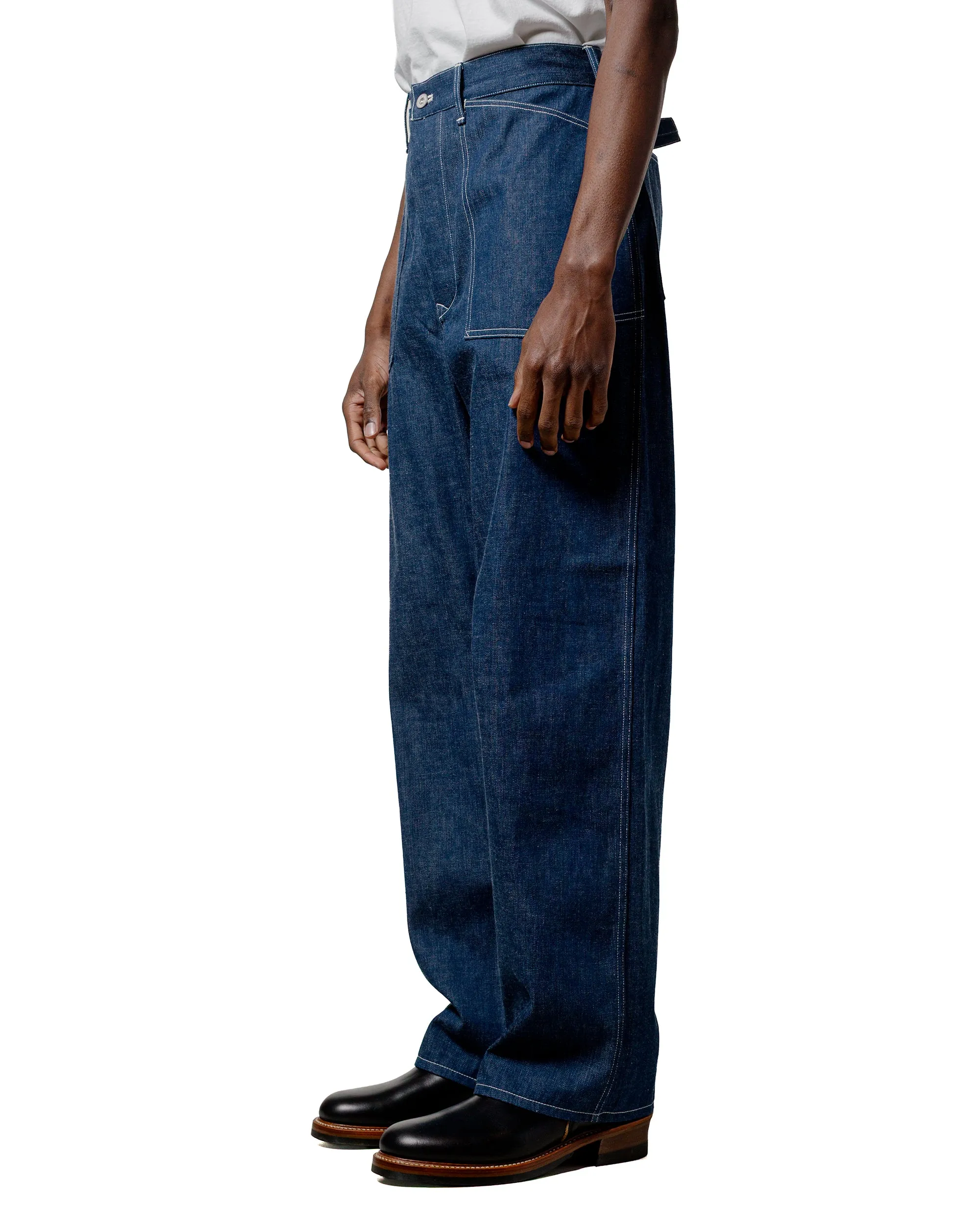 The Real McCoy's MP25002 Trousers, Working, Denim, Blue Indigo sold by Lost & Found product image thumbnail 2