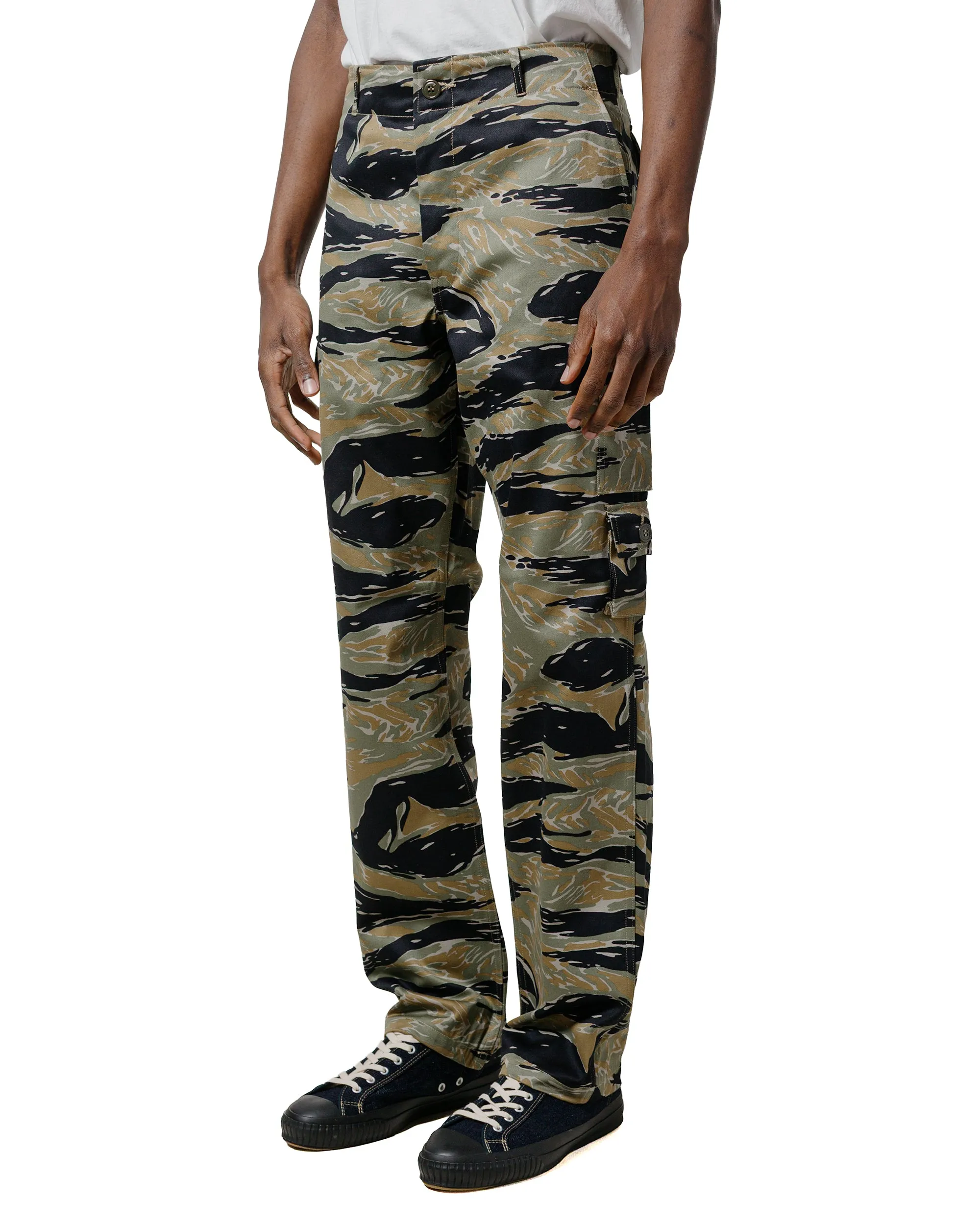 The Real McCoy's MP25003 Tiger Camouflage Trousers / Tadpole Green sold by Lost & Found product image thumbnail 2