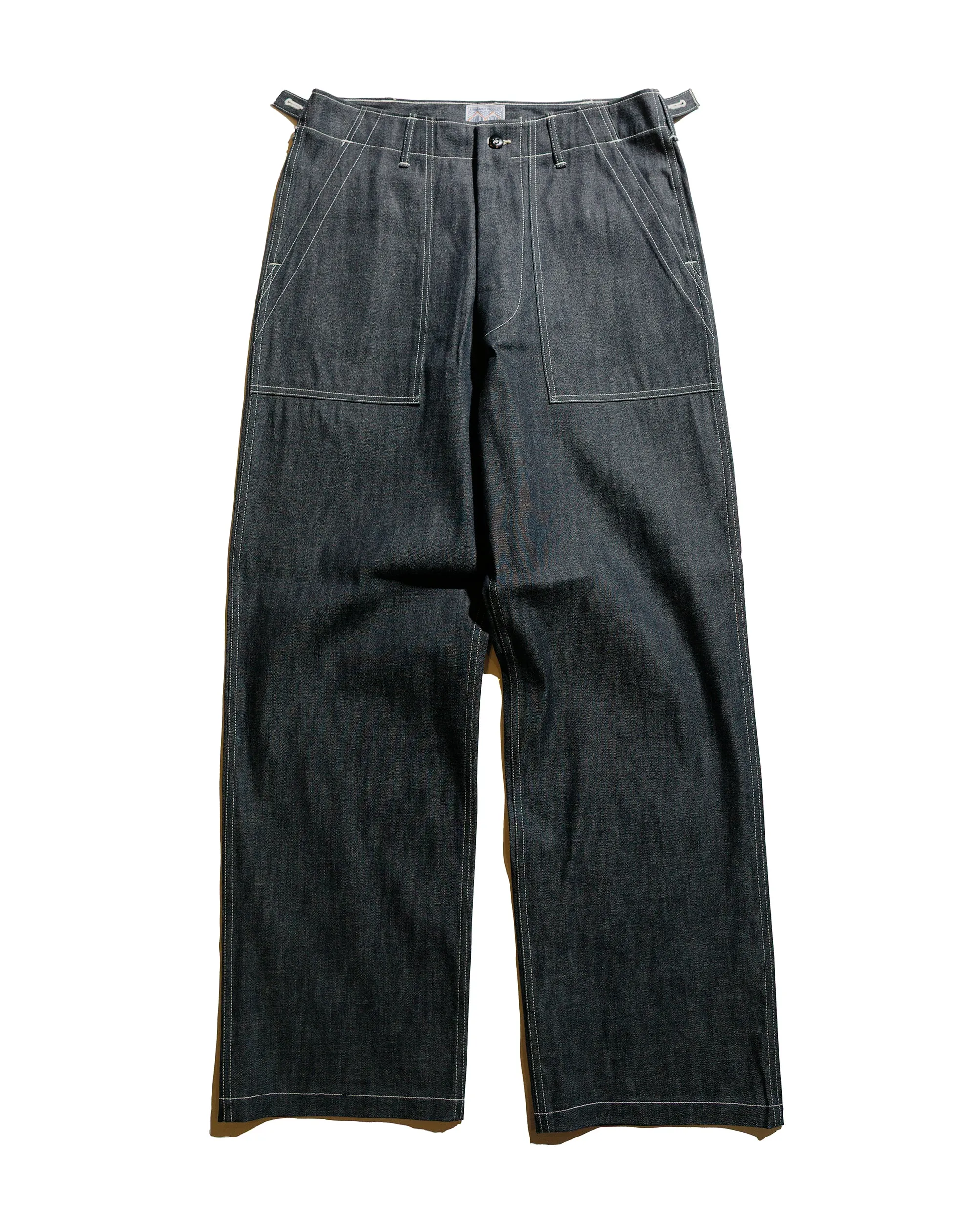 The Real McCoy's MP25012 Utility Trousers / Denim Indigo sold by Lost & Found