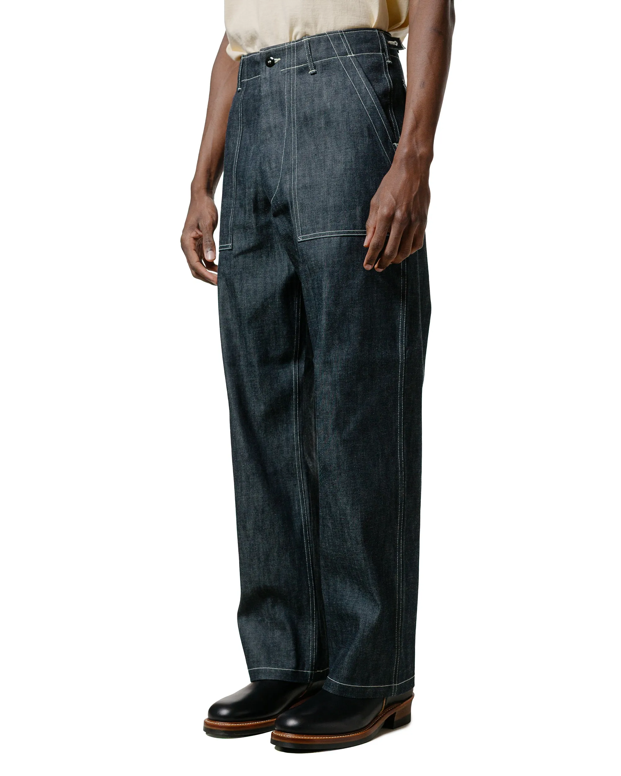The Real McCoy's MP25012 Utility Trousers / Denim Indigo sold by Lost & Found product image thumbnail 2