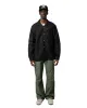 The Real McCoy's MS25010 Joe McCoy Panama Shirt L/S Black sold by Lost & Found