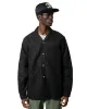 The Real McCoy's MS25010 Joe McCoy Panama Shirt L/S Black sold by Lost & Found