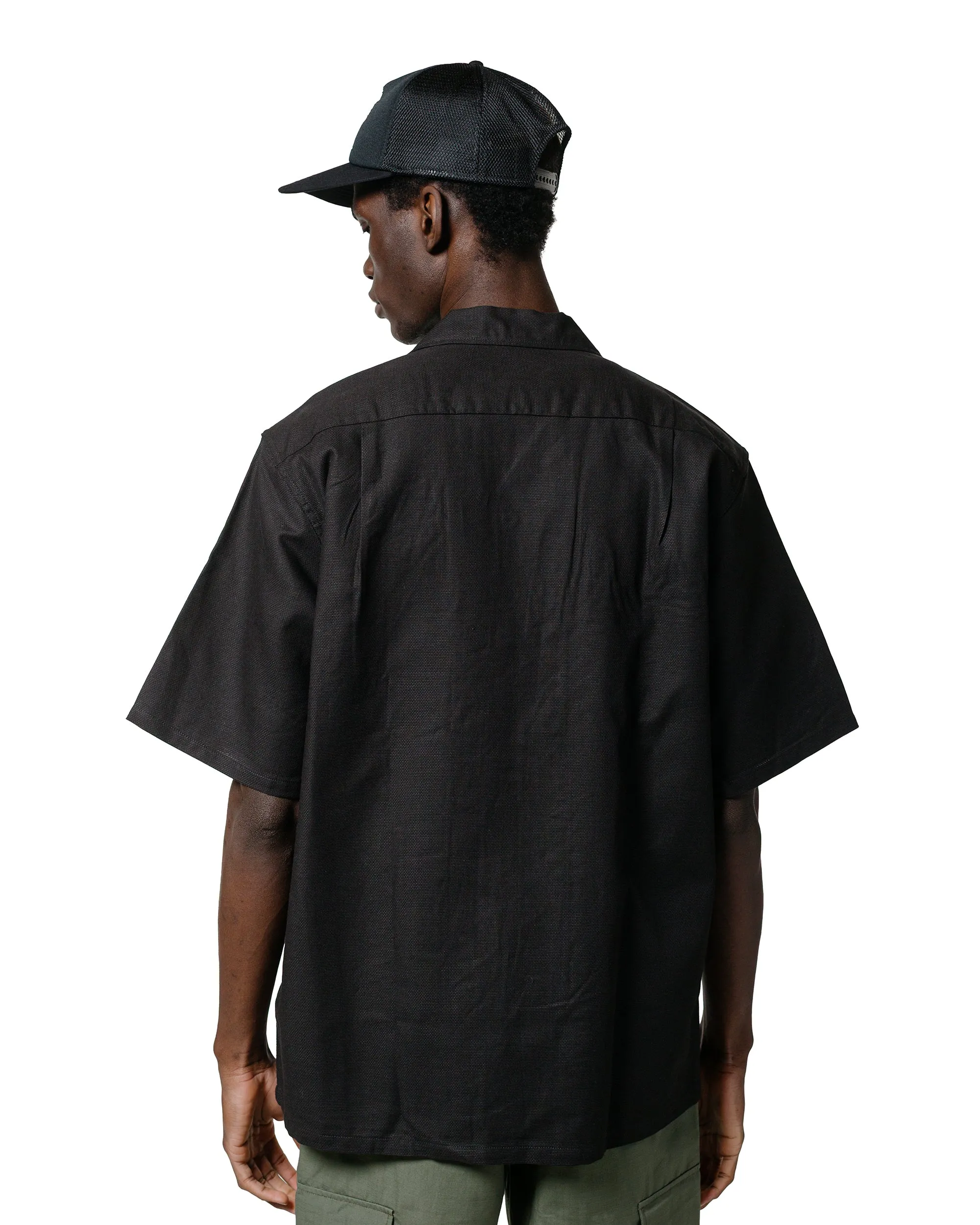 The Real McCoy's MS25011 Joe McCoy Panama Shirt S/S Black sold by Lost & Found product image thumbnail 3