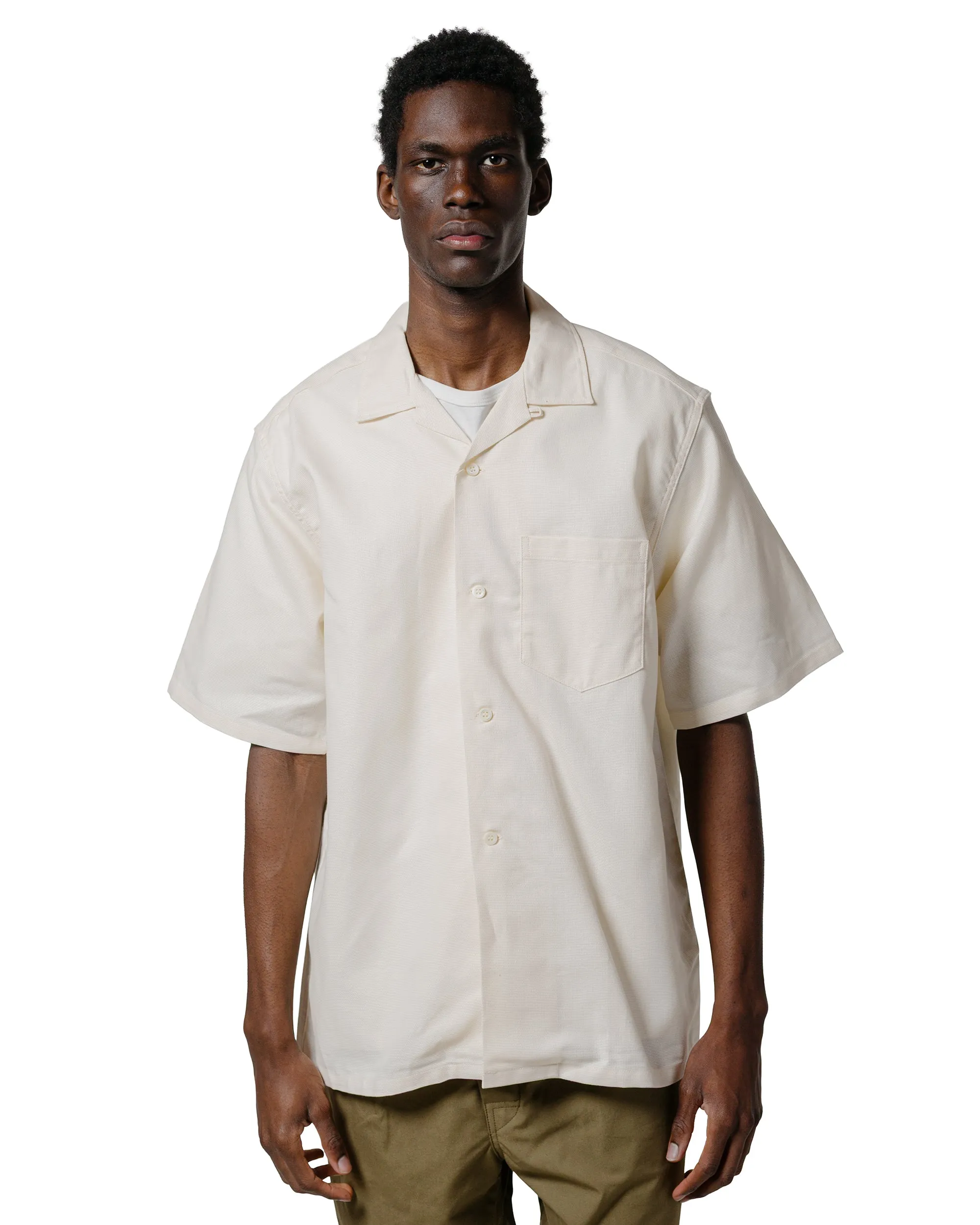 The Real McCoy's MS25011 Joe McCoy Panama Shirt S/S Milk sold by Lost & Found product image thumbnail 2