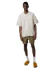The Real McCoy's MS25011 Joe McCoy Panama Shirt S/S Milk sold by Lost & Found