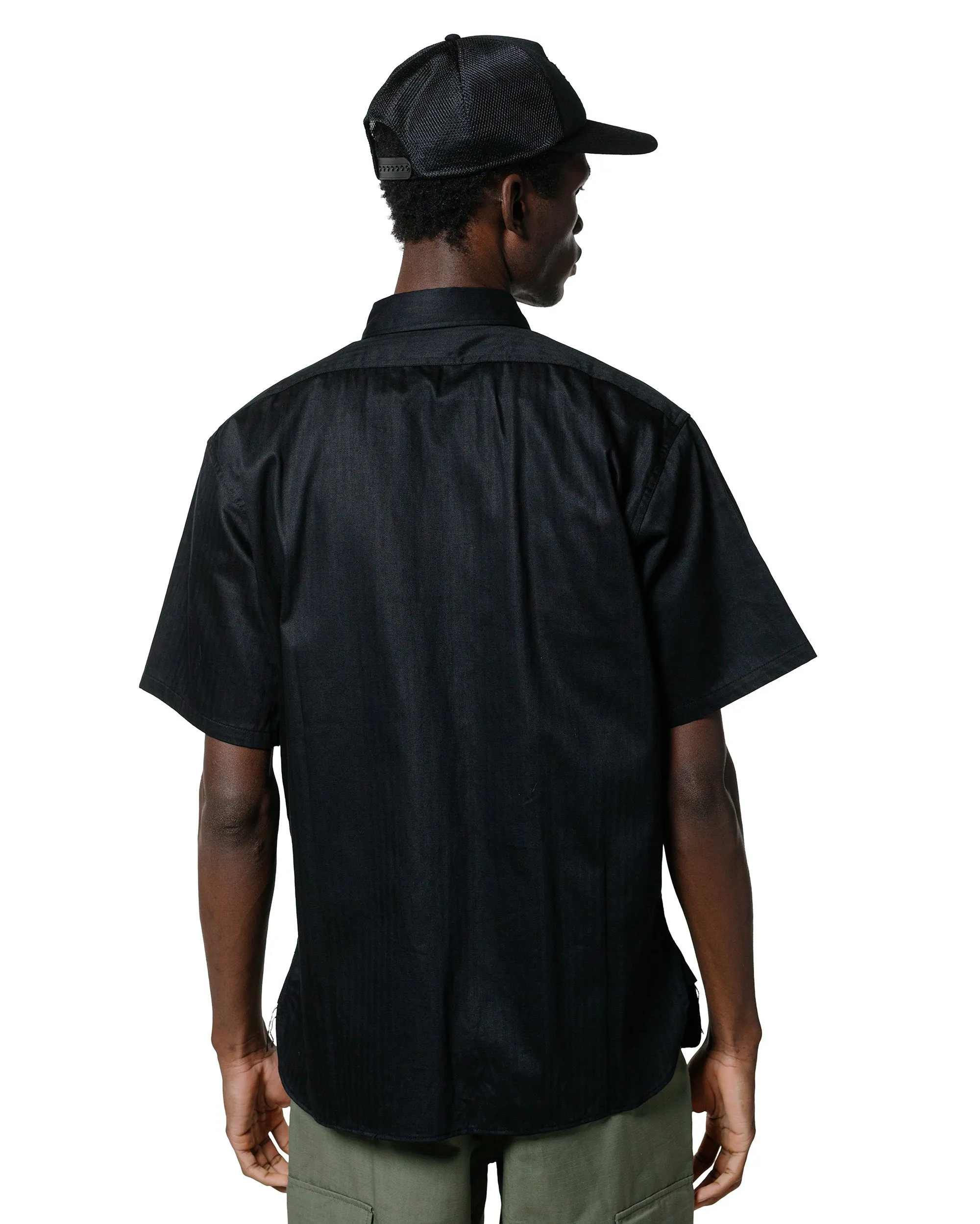 The Real McCoy's MS25013 8HU HBT Work Shirt S/S Black sold by Lost & Found product image thumbnail 3
