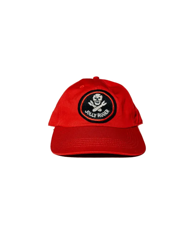 The Real McCoy's MA25003 Baseball Cap / Jolly Roger Red sold by Lost & Found