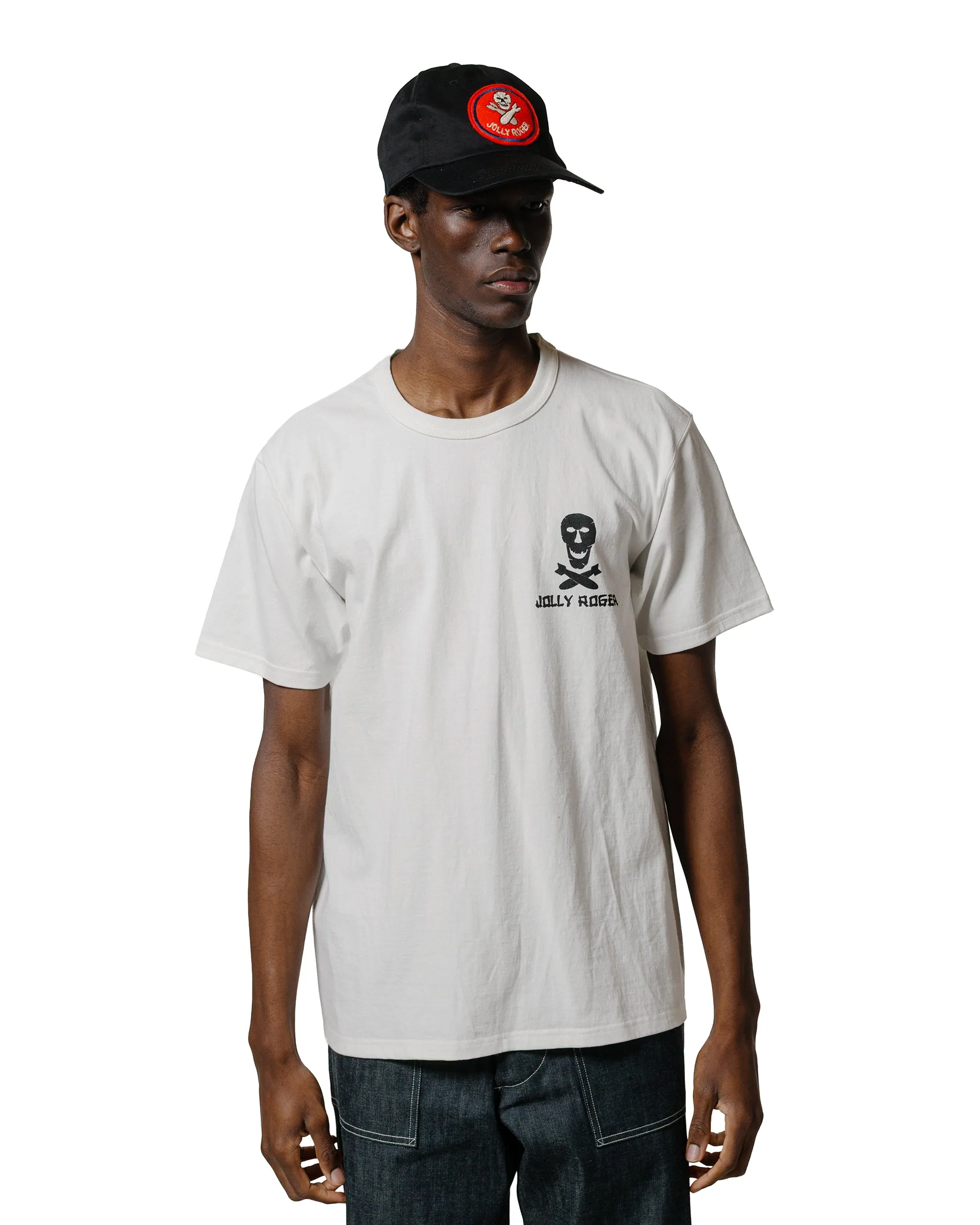 The Real McCoy's MC25004 Military Tee / Jolly Roger, Best Damn Group White sold by Lost & Found product image thumbnail 2