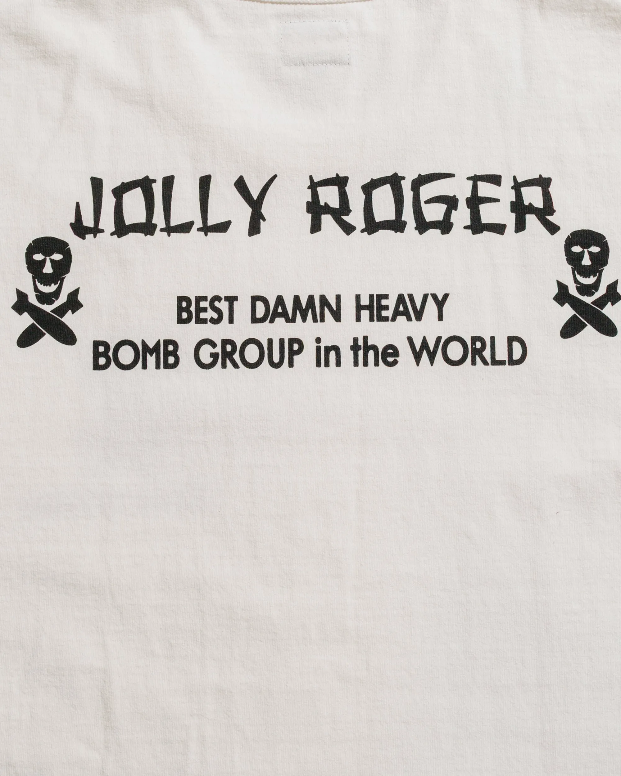 The Real McCoy's MC25004 Military Tee / Jolly Roger, Best Damn Group White sold by Lost & Found product image thumbnail 4
