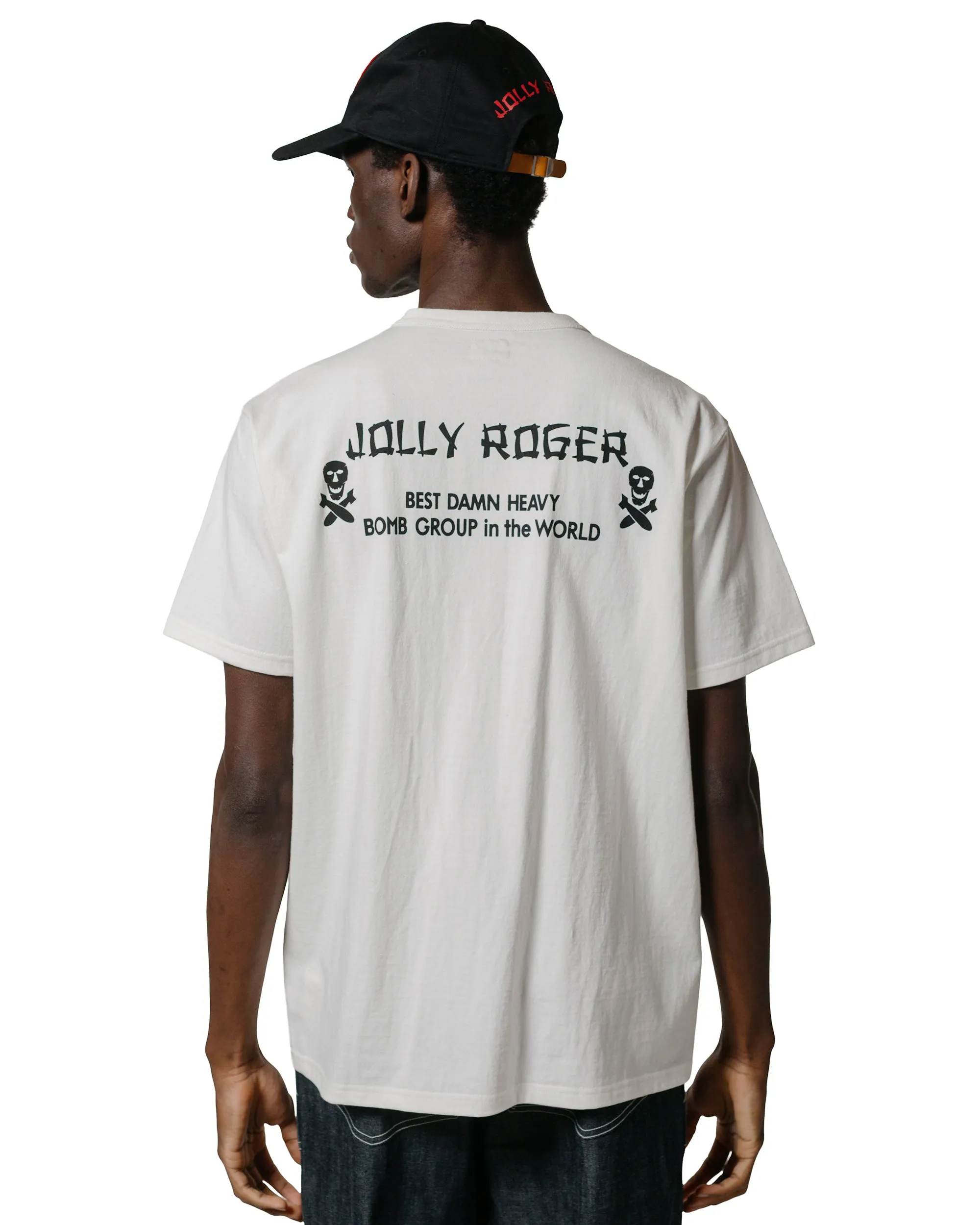 The Real McCoy's MC25004 Military Tee / Jolly Roger, Best Damn Group White sold by Lost & Found product image thumbnail 3