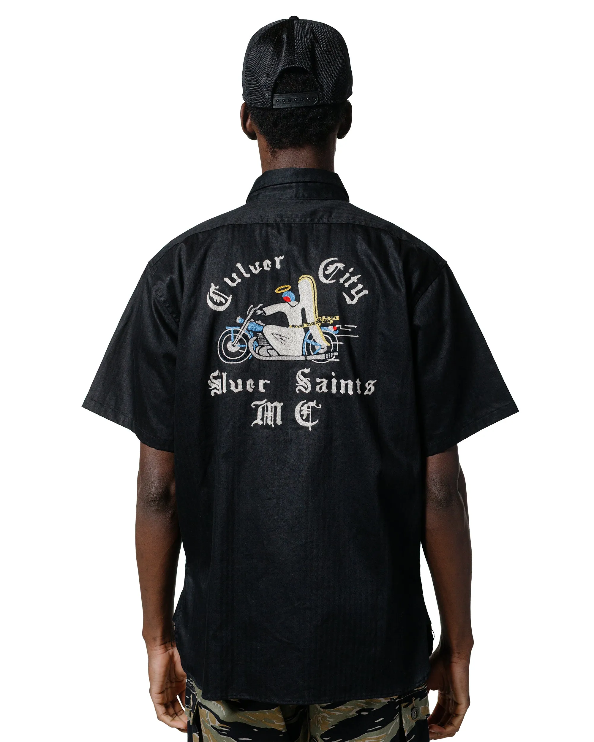 The Real McCoy's BS25001 Buco Workshirt S/S Culver City Black sold by Lost & Found product image thumbnail 3