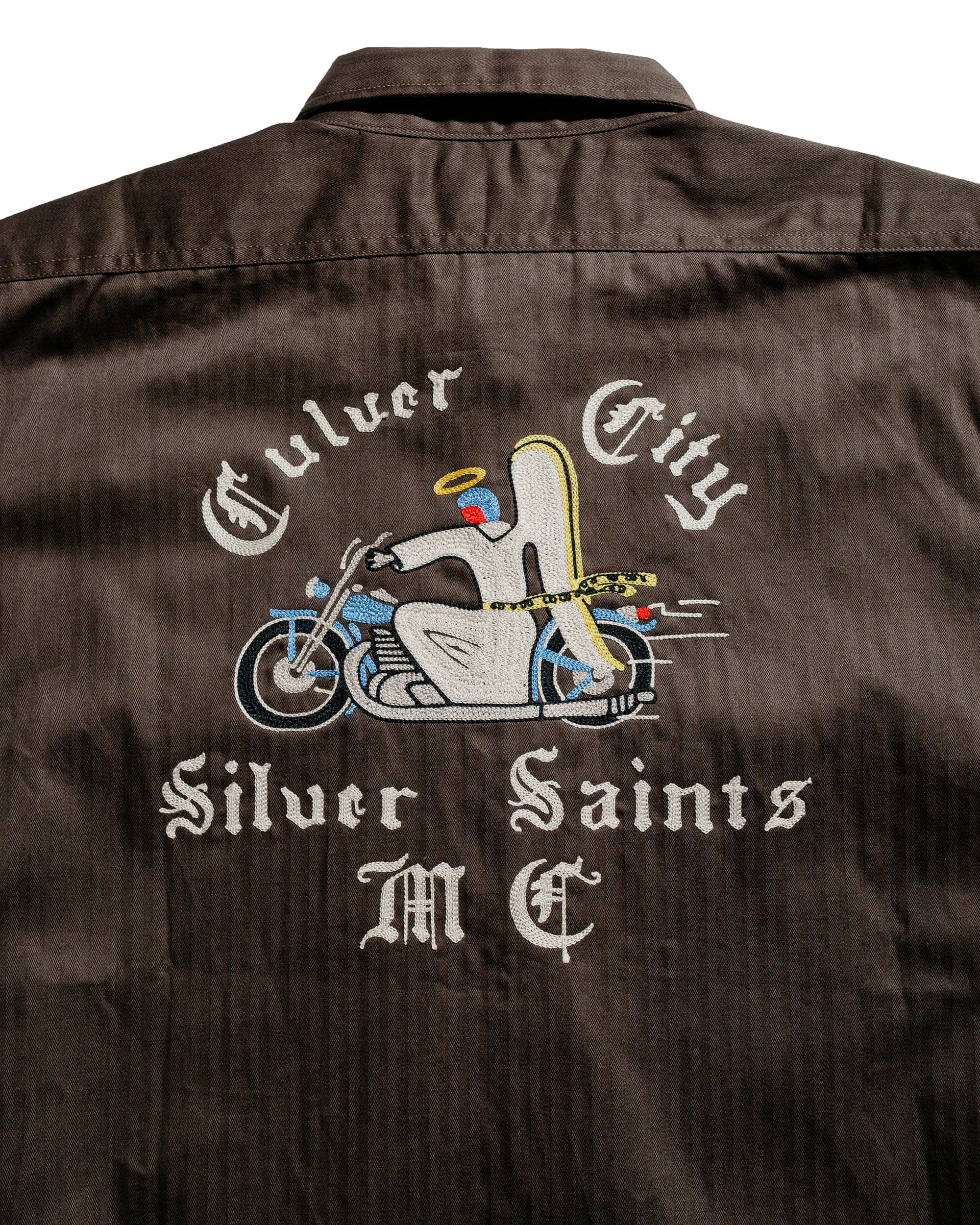 The Real McCoy's BS25001 Buco Workshirt S/S Culver City Steel sold by Lost & Found product image thumbnail 5