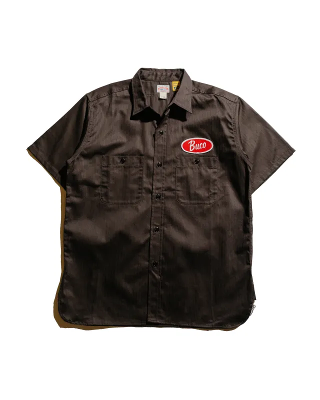 The Real McCoy's BS25001 Buco Workshirt S/S Culver City Steel made by The Real McCoy's
