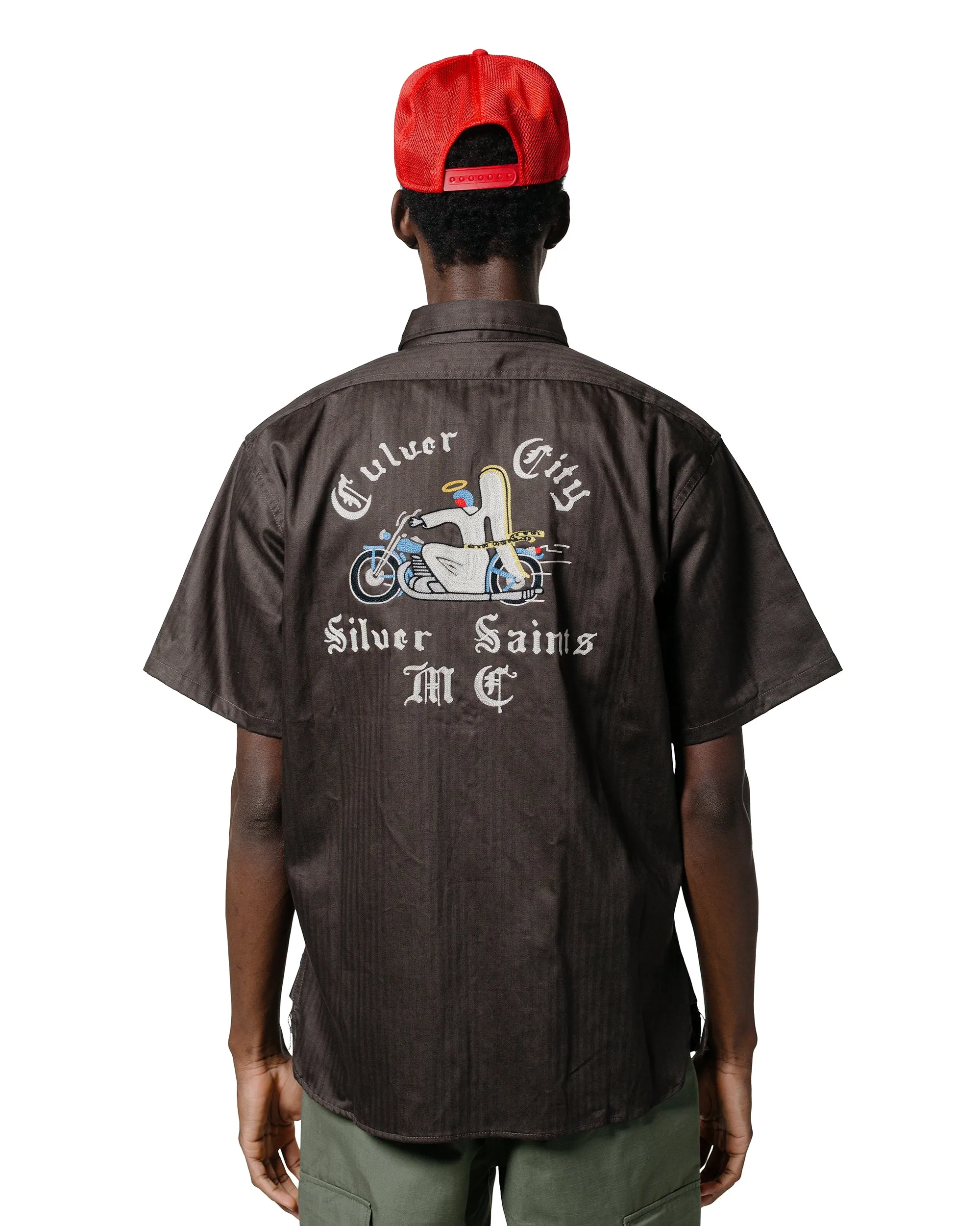 The Real McCoy's BS25001 Buco Workshirt S/S Culver City Steel sold by Lost & Found product image thumbnail 3