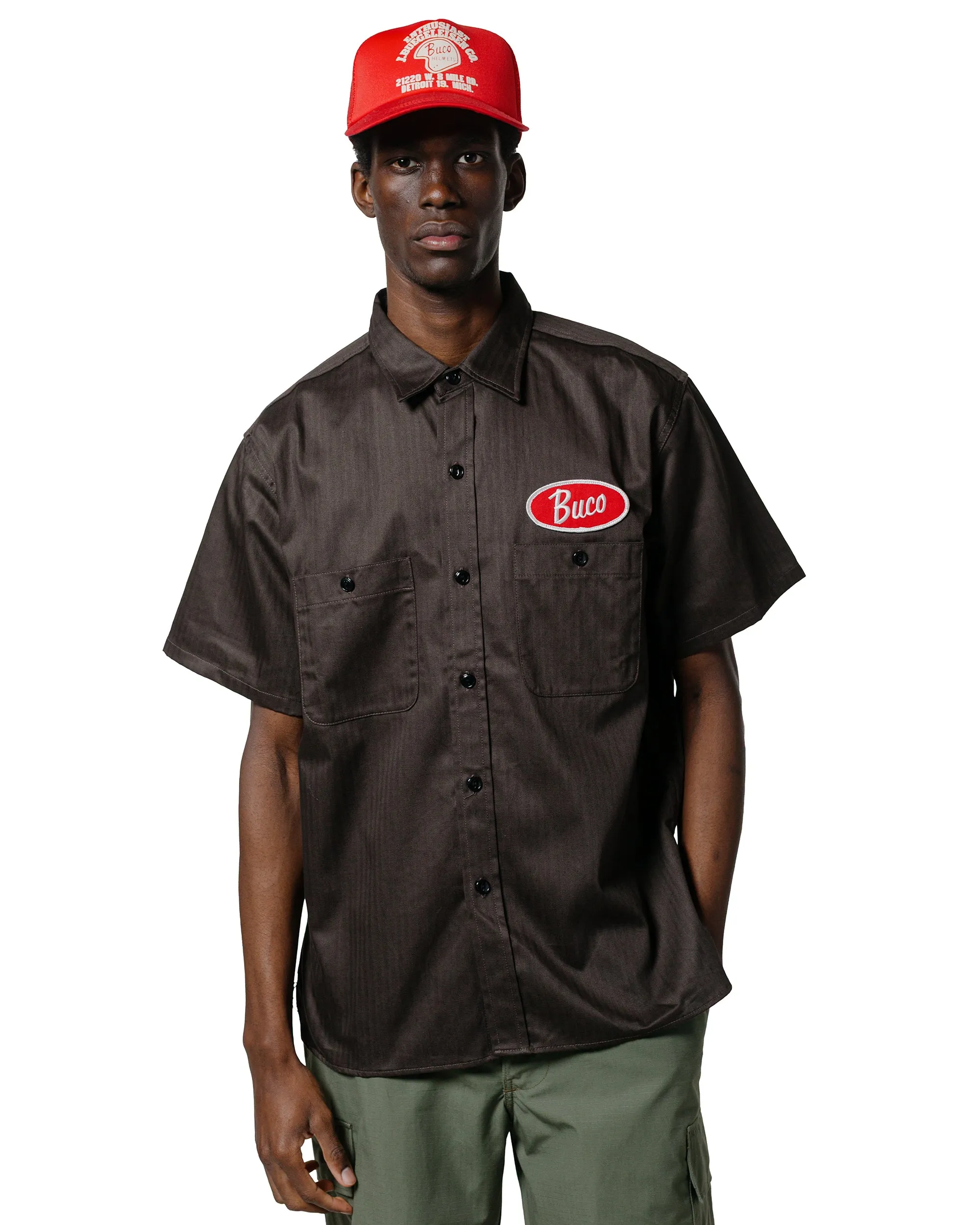 The Real McCoy's BS25001 Buco Workshirt S/S Culver City Steel sold by Lost & Found product image thumbnail 2