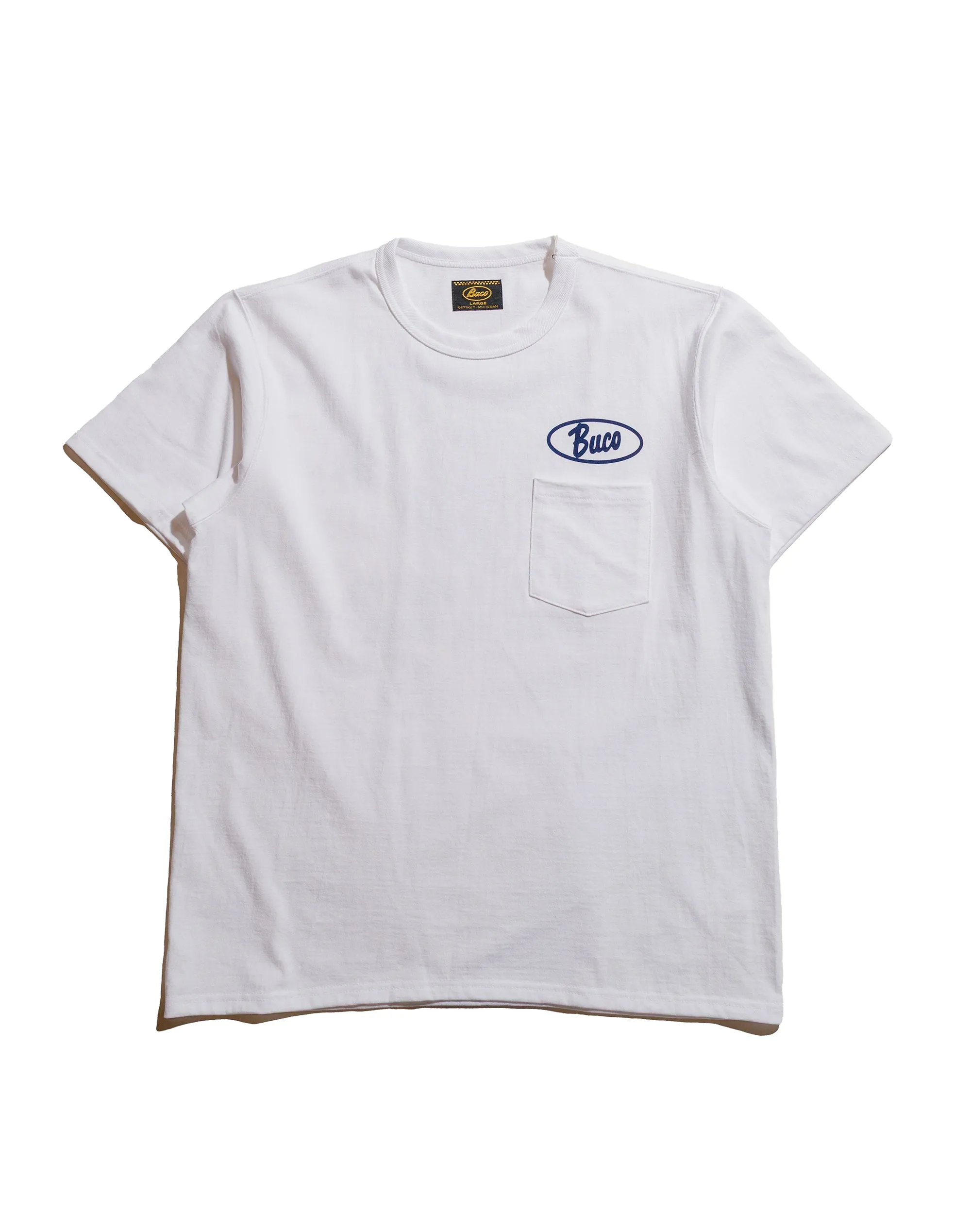 The Real McCoy's BC25005 Buco Tee / Enthusiast White sold by Lost & Found