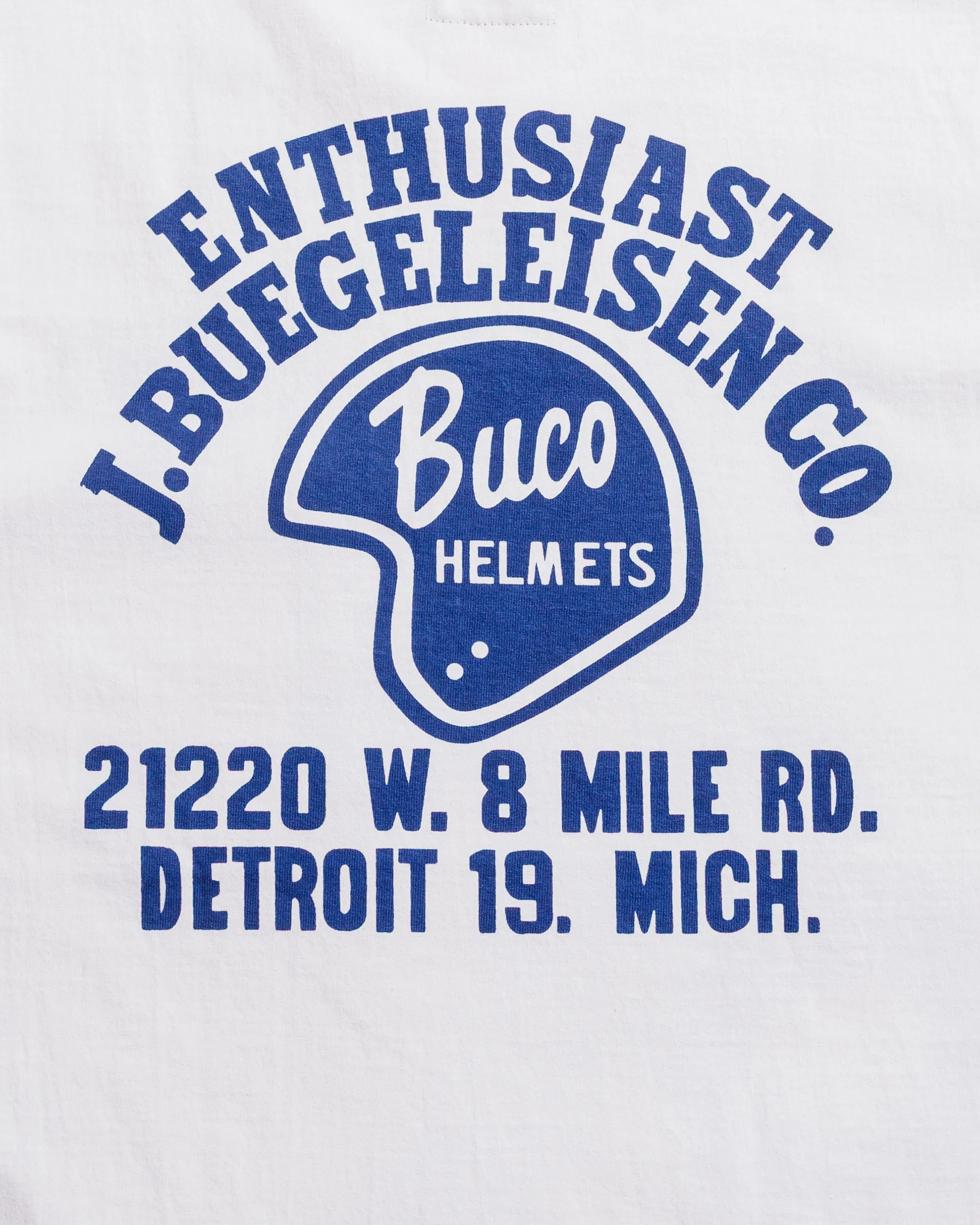 The Real McCoy's BC25005 Buco Tee / Enthusiast White sold by Lost & Found product image thumbnail 4