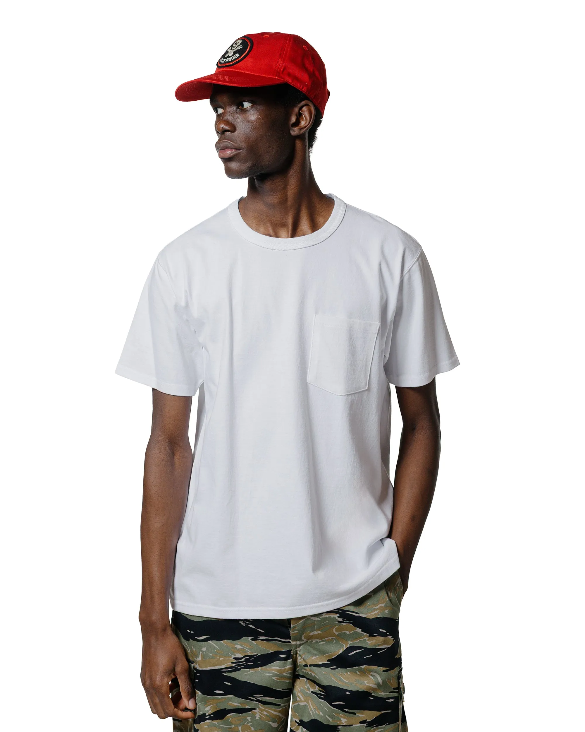 The Real McCoy's BC25003 Buco Tee / Skull Piston White sold by Lost & Found product image thumbnail 2