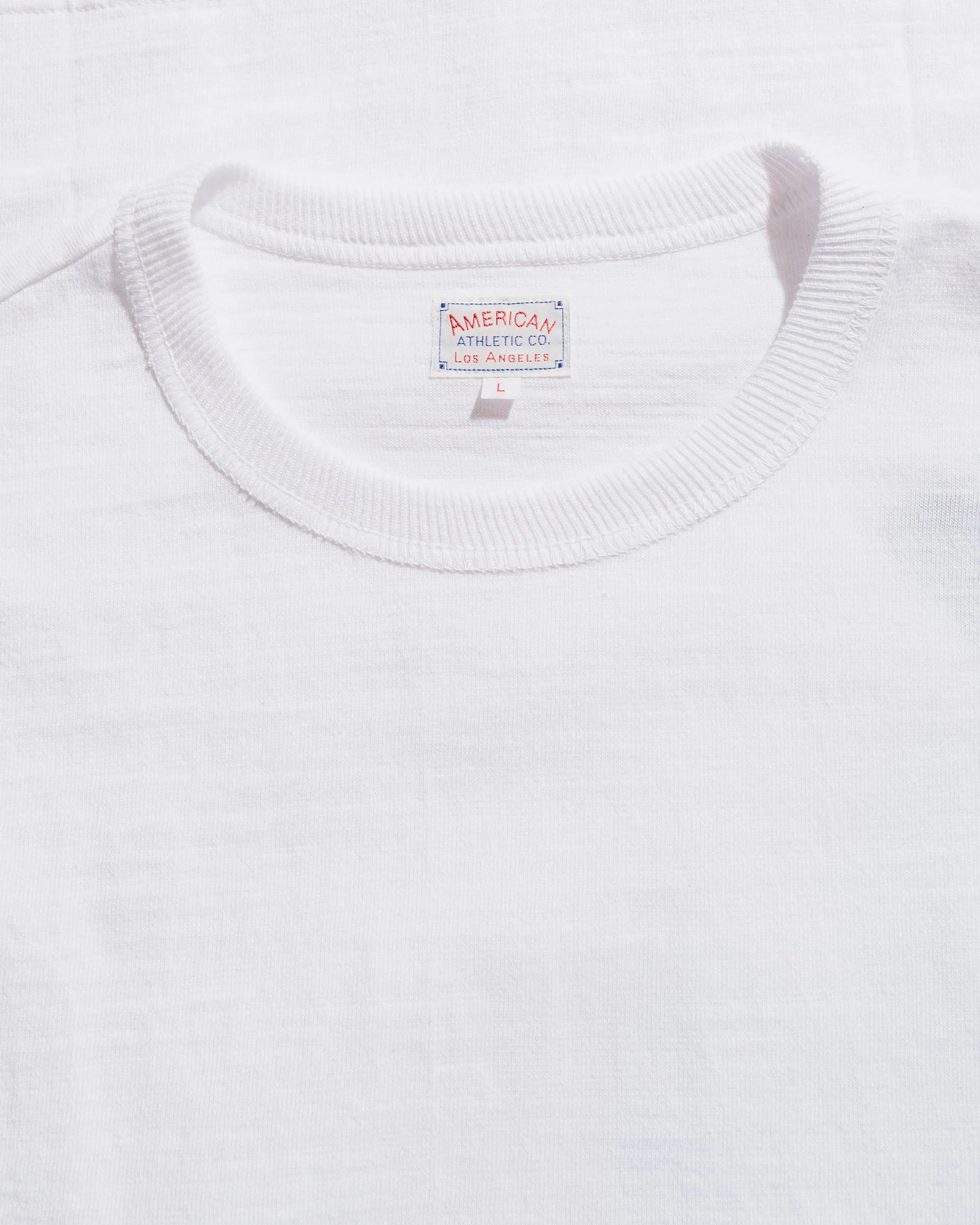 The Real McCoy's MC21109 Athletic L/S T-Shirt / Loop-Wheel White sold by Lost & Found product image thumbnail 4