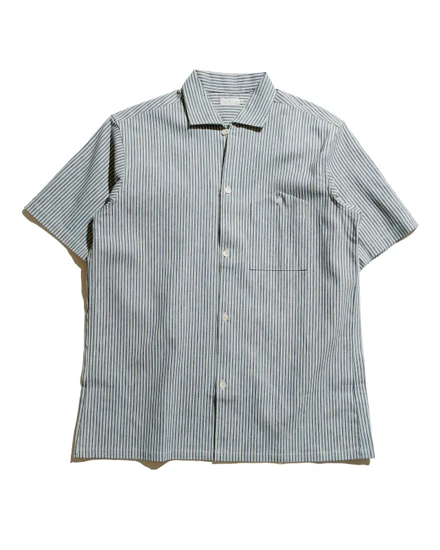Warehouse Lot. 3091 S/S Open Collar Shirts Stripe sold by Lost & Found