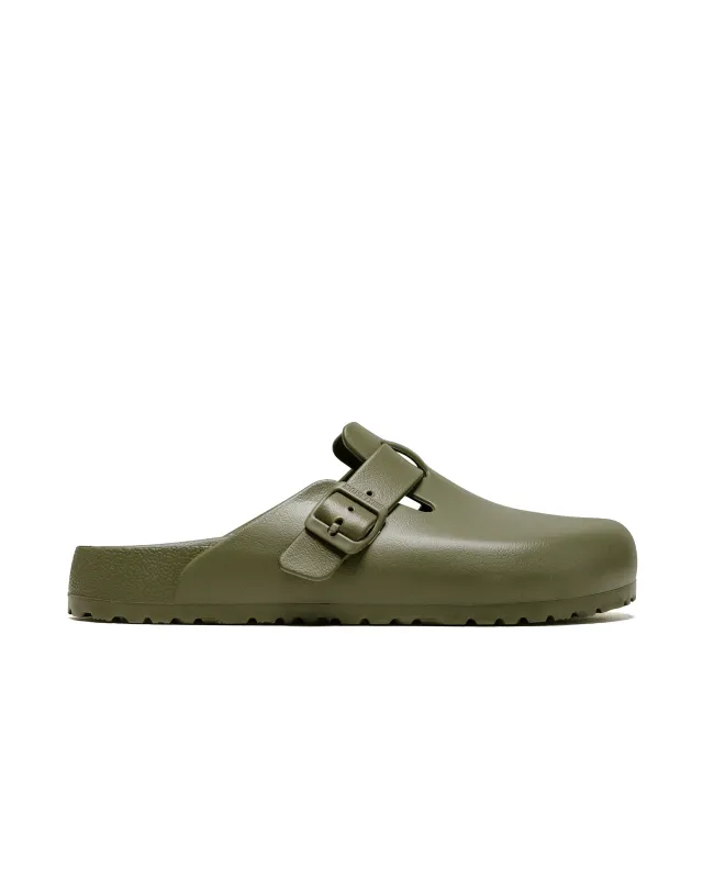 Birkenstock Boston EVA Khaki sold by Lost & Found