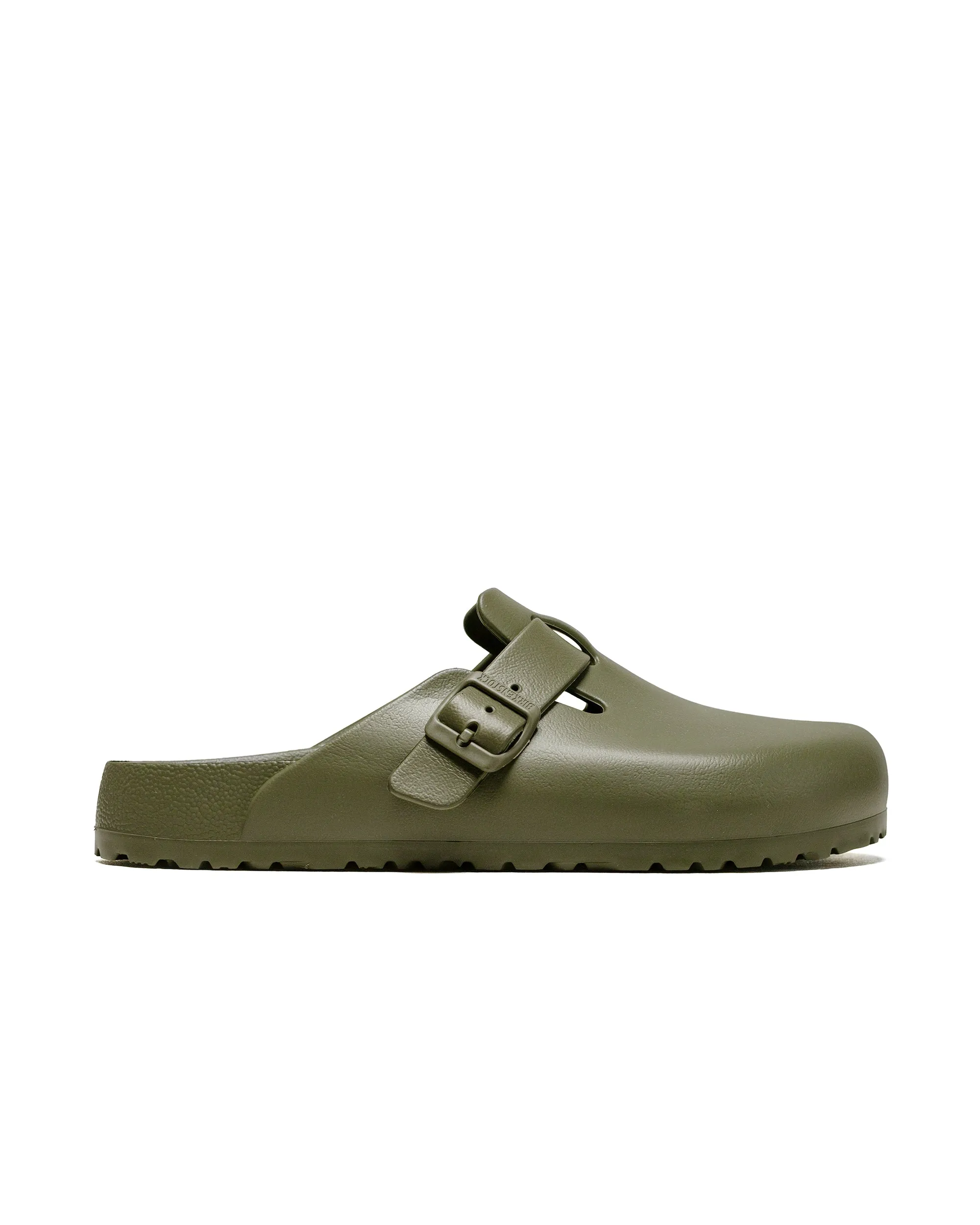 Birkenstock Boston EVA Khaki sold by Lost & Found