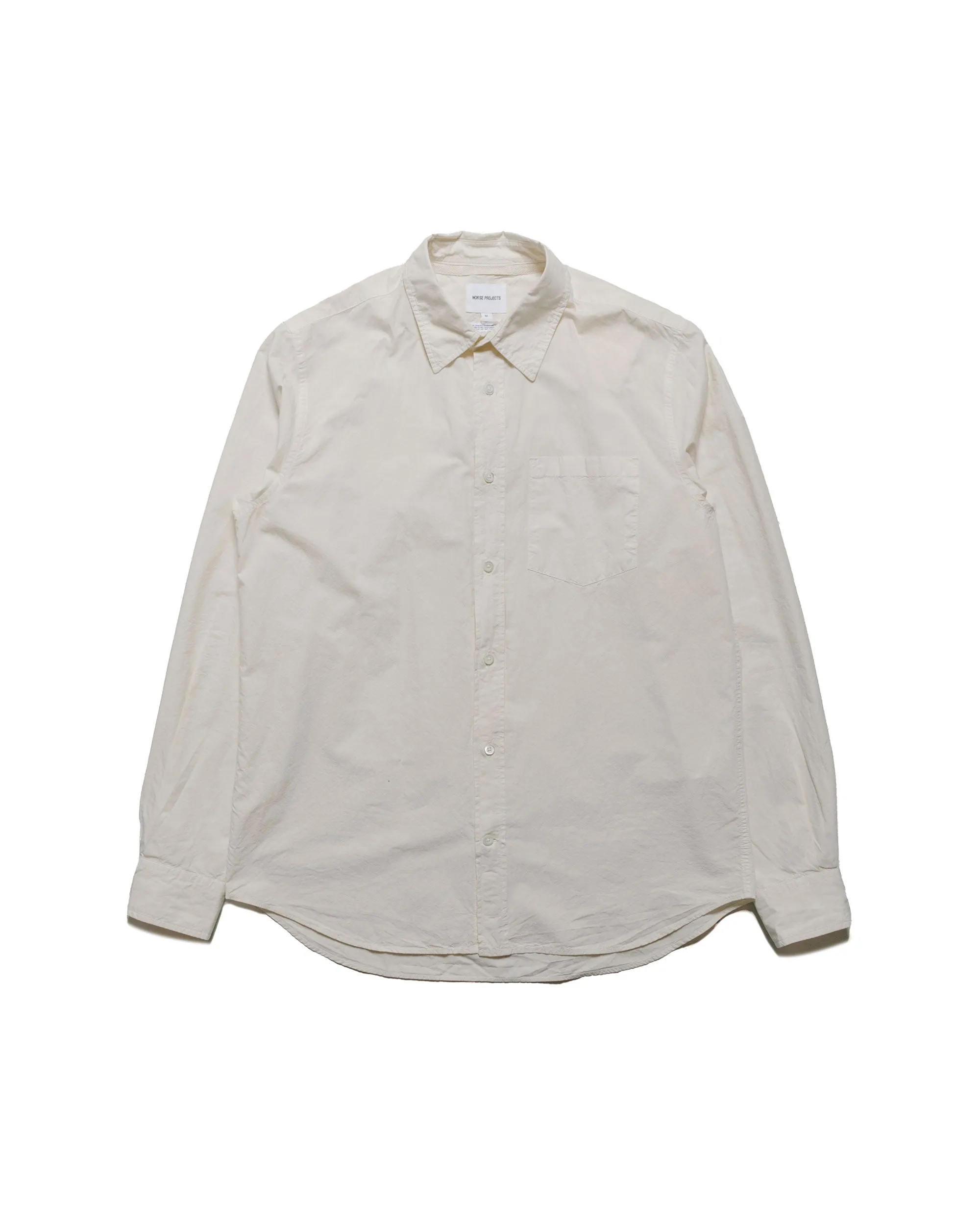 Norse Projects Osvald Tencel Enamel White sold by Lost & Found