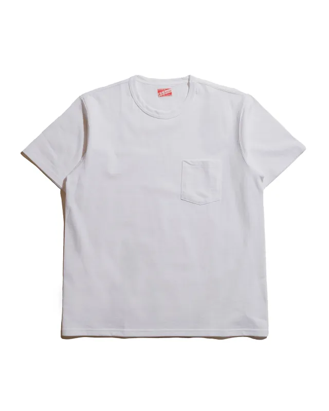 The Real McCoy's MC22006 Pocket Tee White sold by Lost & Found