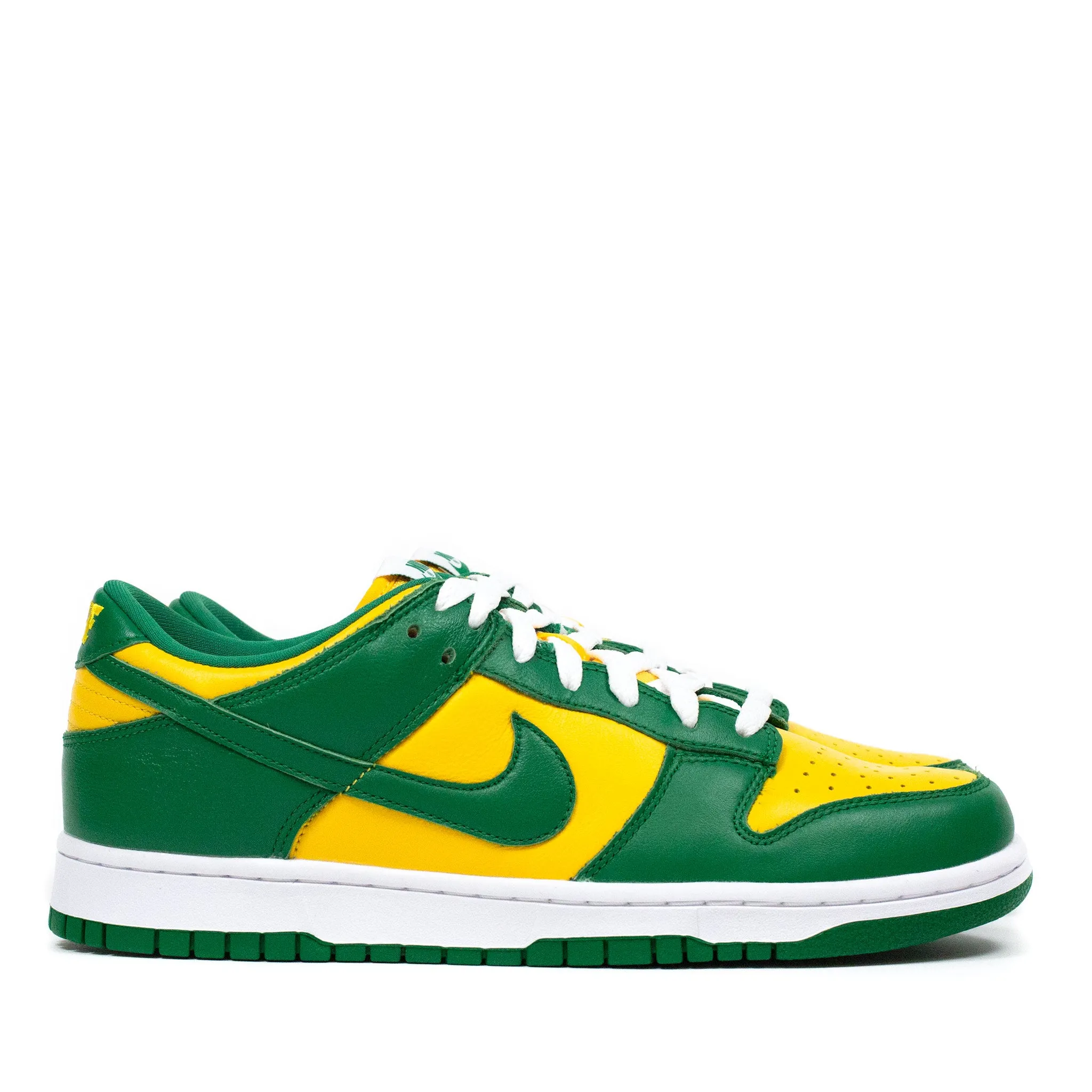Nike Dunk Low SP Varsity Maize/Pine Green "Brazil" sold by Lost & Found