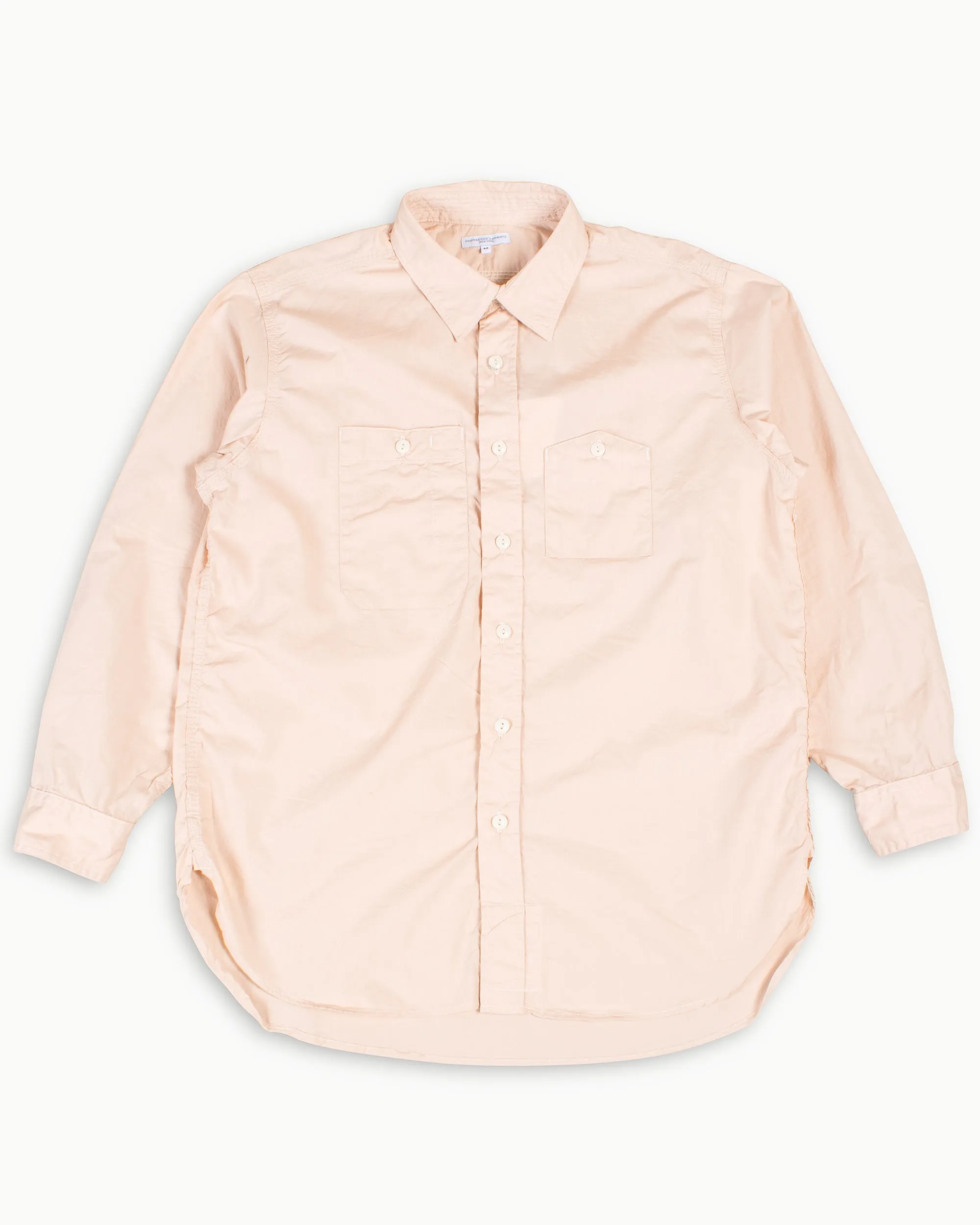 Engineered Garments Work Shirt Pink Superfine Poplin sold by Lost & Found