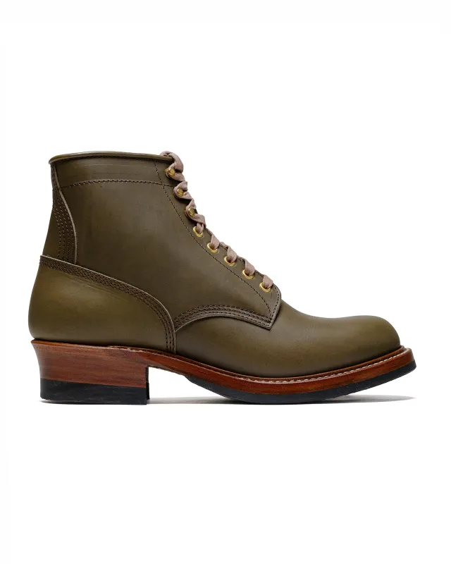 John Lofgren Bootmaker Steel Gang SW Boots Badalassi Carlo Vegetable Tanned Leather Grigio sold by Lost & Found