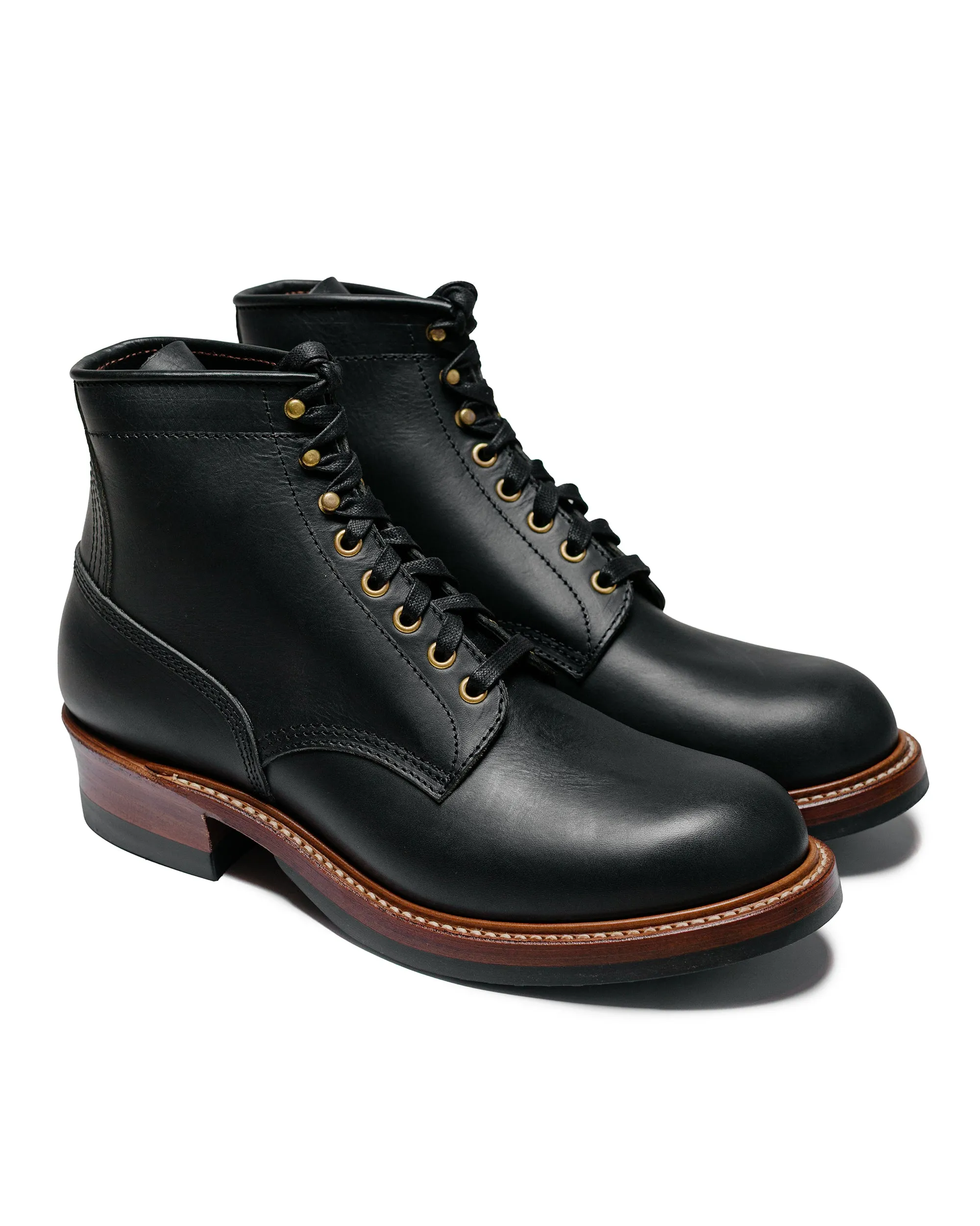 John Lofgren Bootmaker Steel Gang SW Boots Badalassi Carlo Vegetable Tanned Leather Black sold by Lost & Found product image thumbnail 2