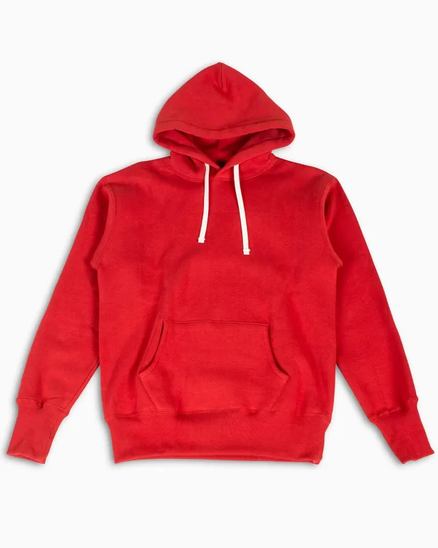 The Real McCoy’s MC19124 10 oz. Loopwheel Parka Cherry sold by Lost & Found