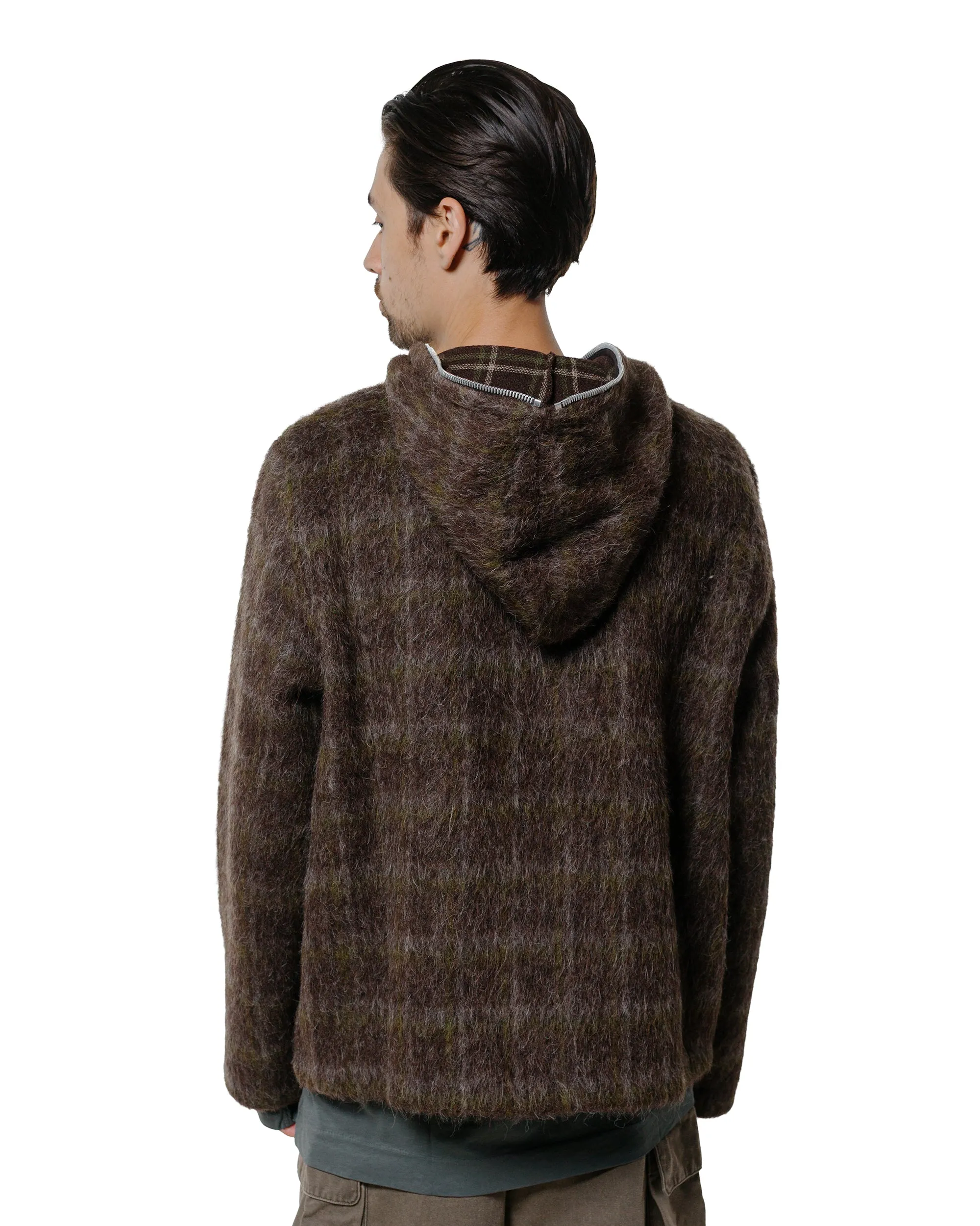 Our Legacy Full Zip Hood Dorf Check Hairy Wool sold by Lost & Found product image thumbnail 3