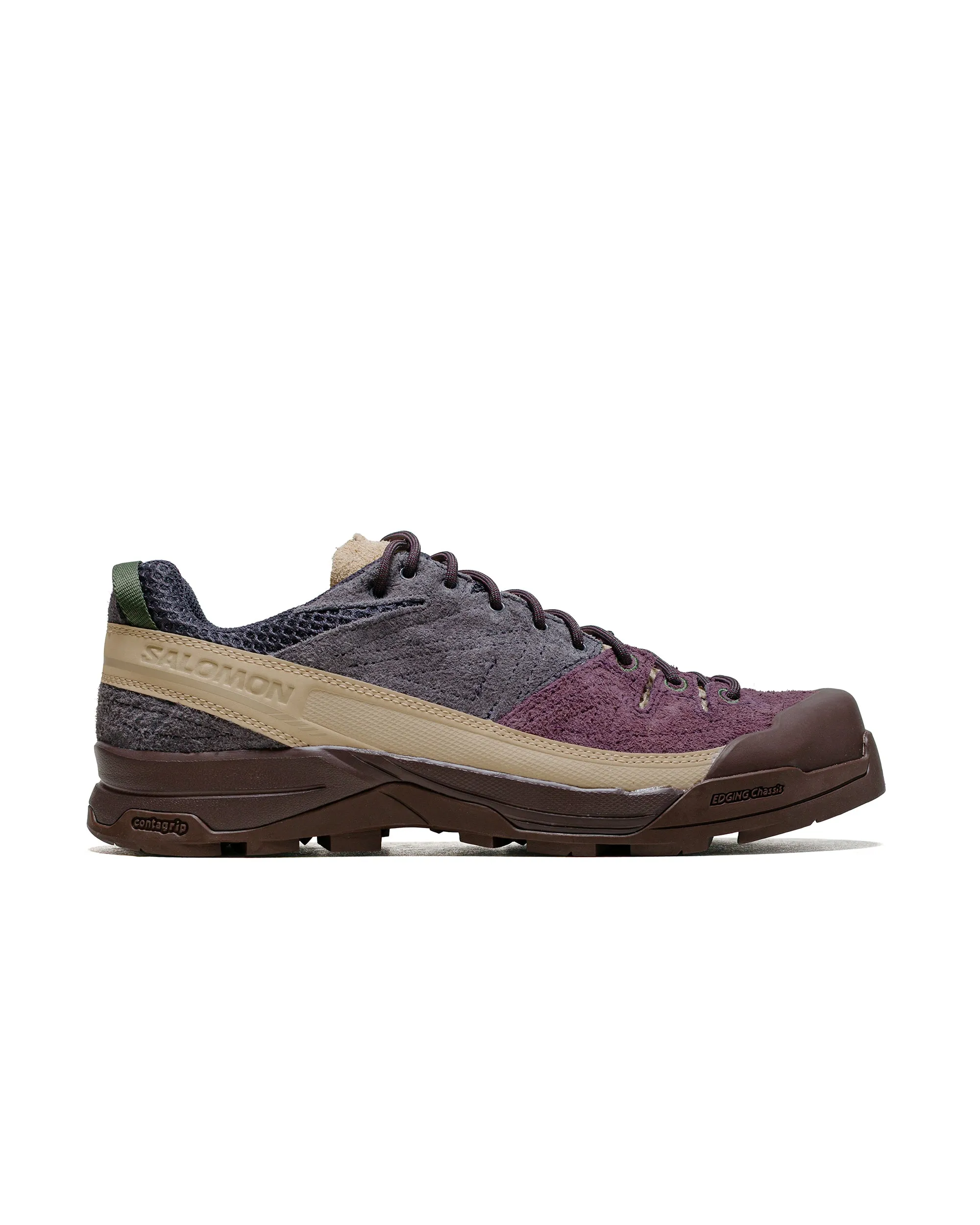 Salomon X-ALP Suede Plum/9 Iron/Safari sold by Lost & Found