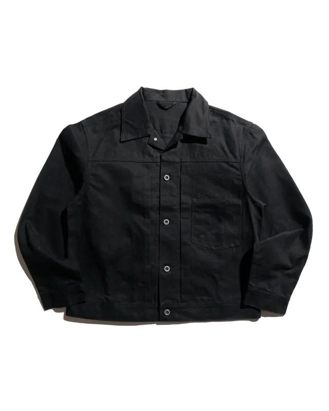 James Coward Range Jacket Black Cotton Washi Oxford Cloth sold by Lost & Found