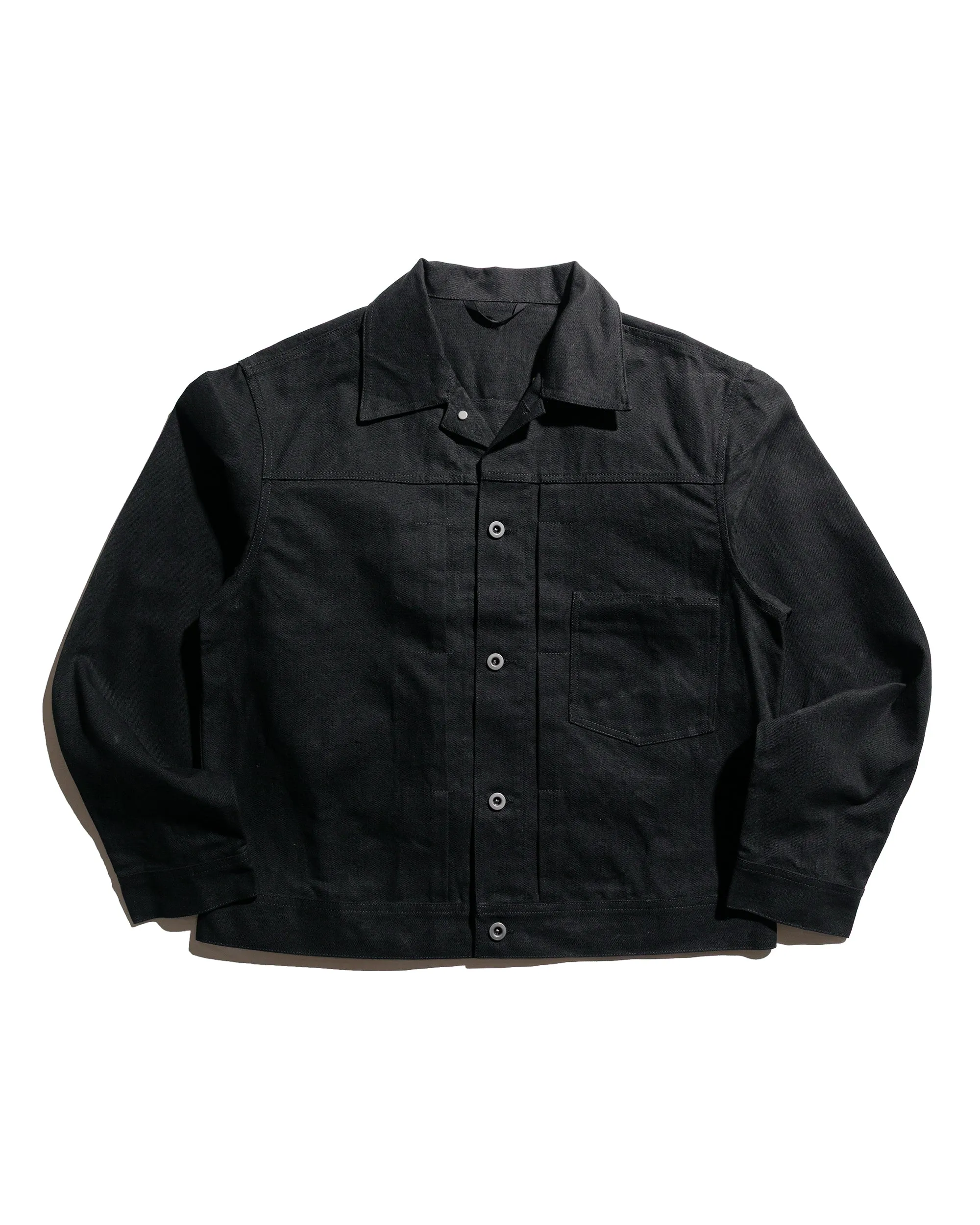James Coward Range Jacket Black Cotton Washi Oxford Cloth sold by Lost & Found