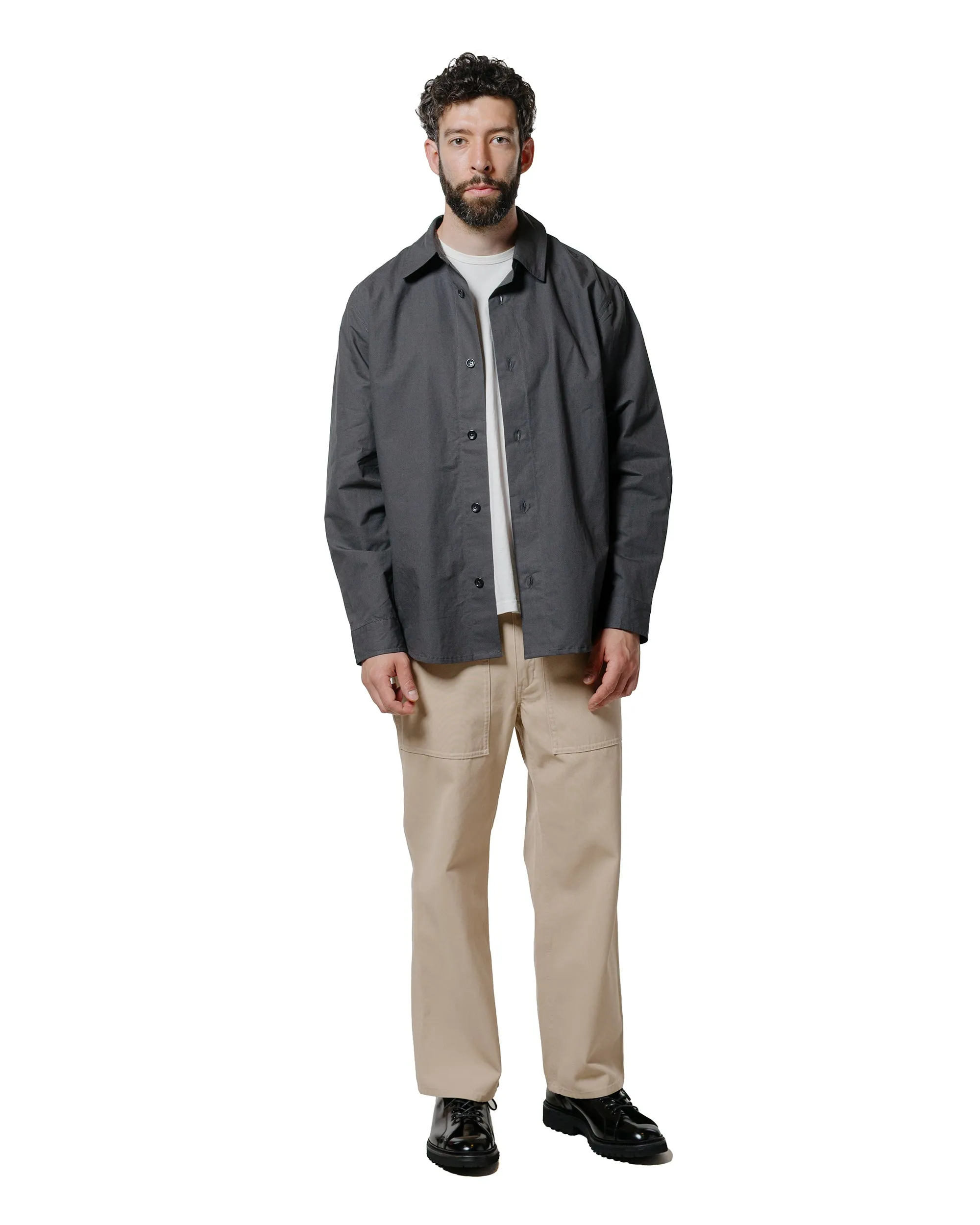 James Coward Filter Shirt Charcoal Cotton Washi sold by Lost & Found product image thumbnail 4