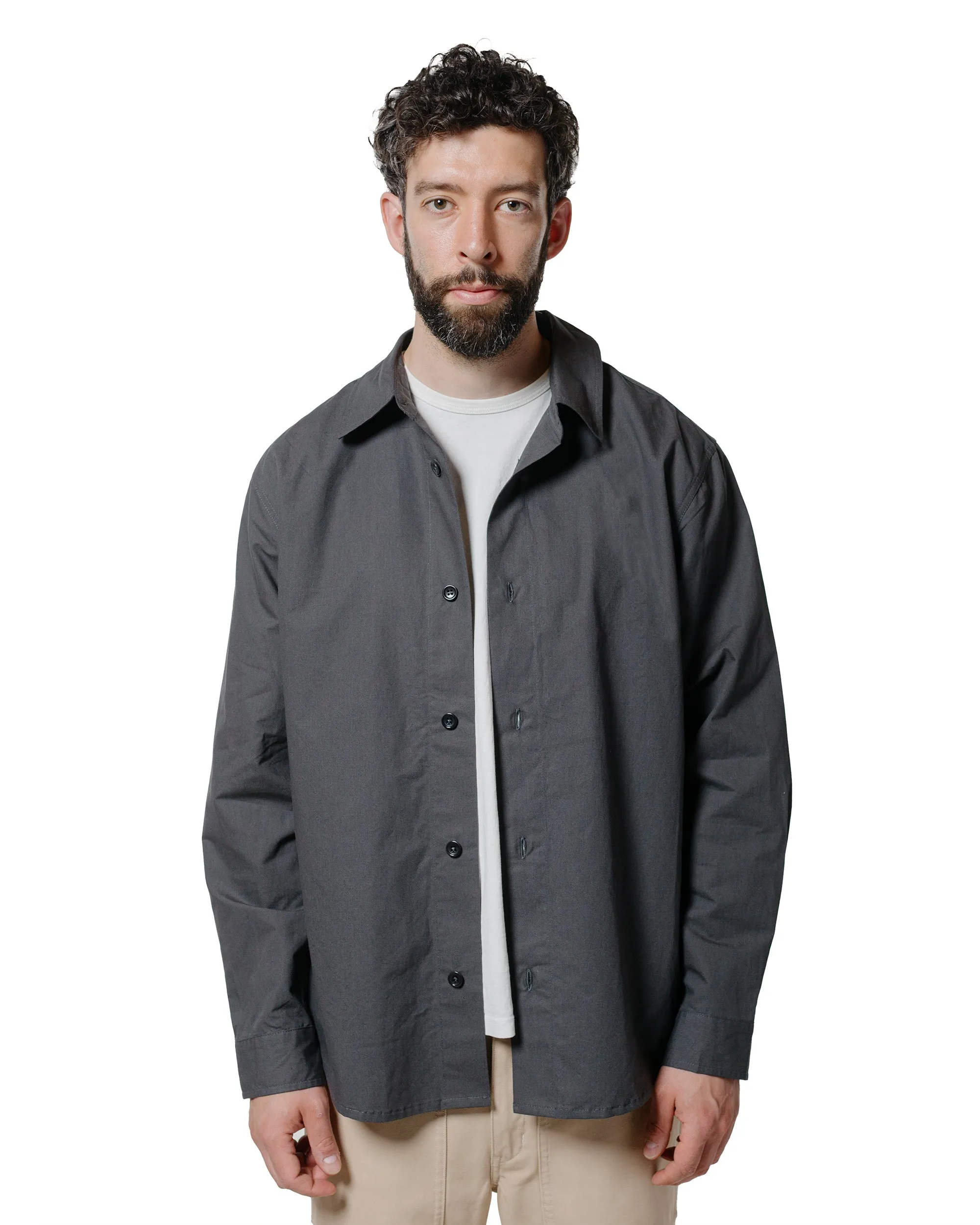 James Coward Filter Shirt Charcoal Cotton Washi sold by Lost & Found product image thumbnail 2