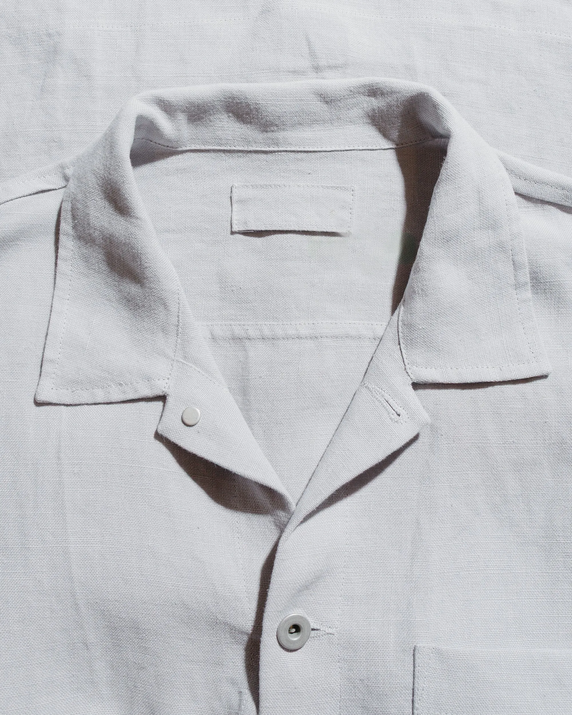 James Coward Travail Shirt Corsica Sky Welterweight Linen sold by Lost & Found product image thumbnail 5