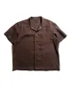 James Coward Sundown Shirt Chocolate Brown Welterweight Linen sold by Lost & Found