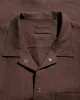 James Coward Sundown Shirt Chocolate Brown Welterweight Linen sold by Lost & Found