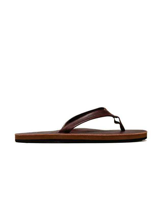 Phigvel Leather Beach Sandals Brown sold by Lost & Found
