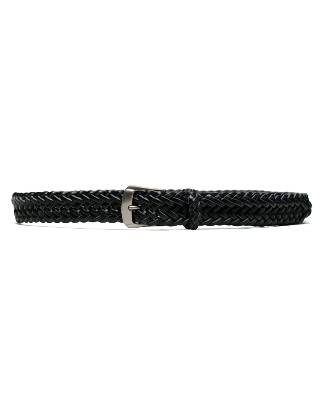 Phigvel Leather Mesh Belt Black sold by Lost & Found