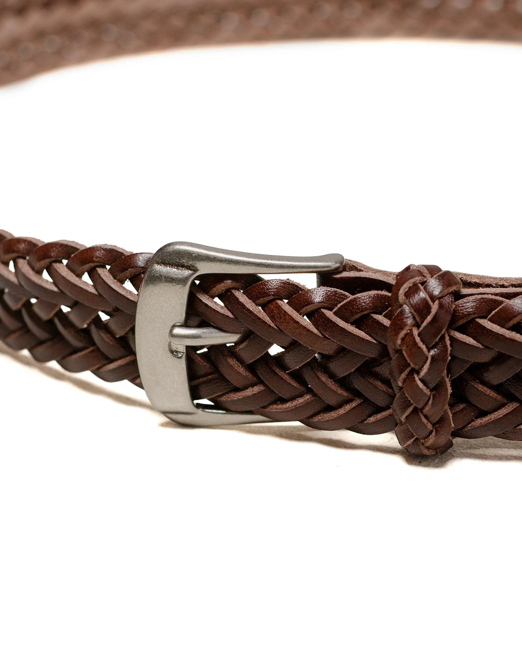 Phigvel Leather Mesh Belt Brown sold by Lost & Found product image thumbnail 2