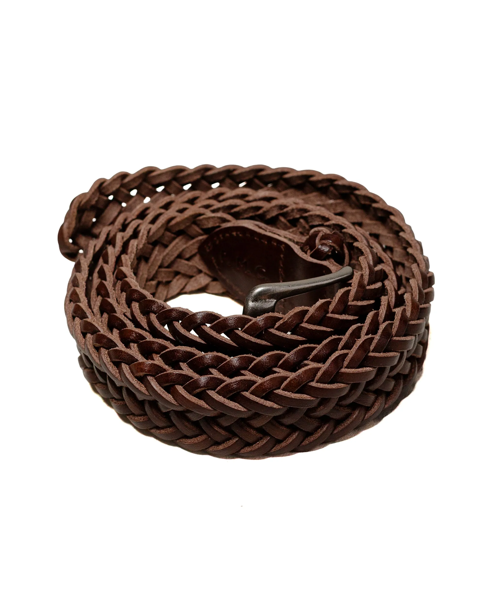 Phigvel Leather Mesh Belt Brown sold by Lost & Found product image thumbnail 3