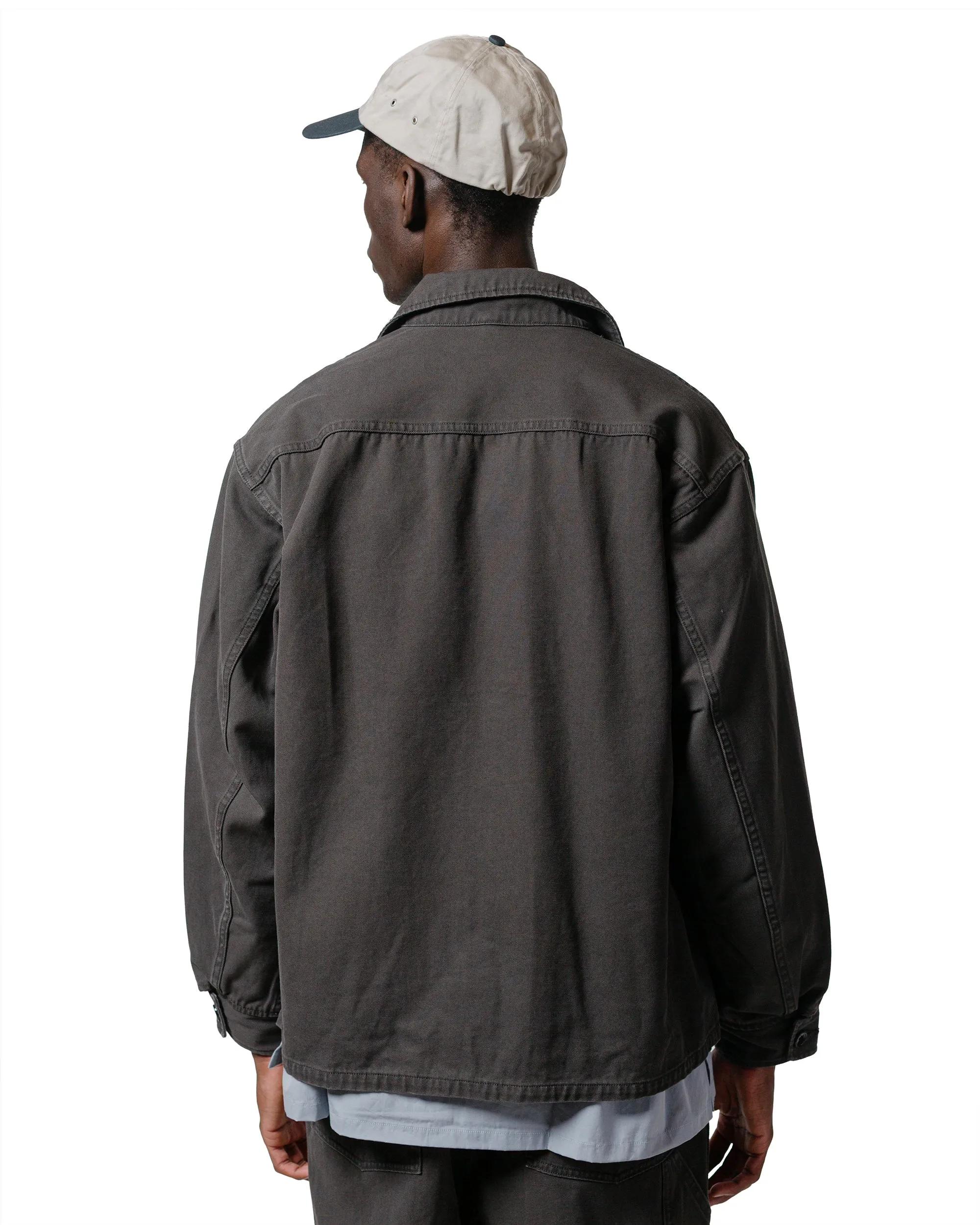 Phigvel Duck Cloth Workaday Jacket Charcoal sold by Lost & Found product image thumbnail 3