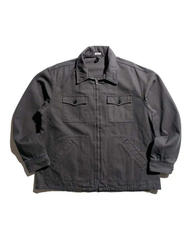 Phigvel Duck Cloth Workaday Jacket Charcoal sold by Lost & Found