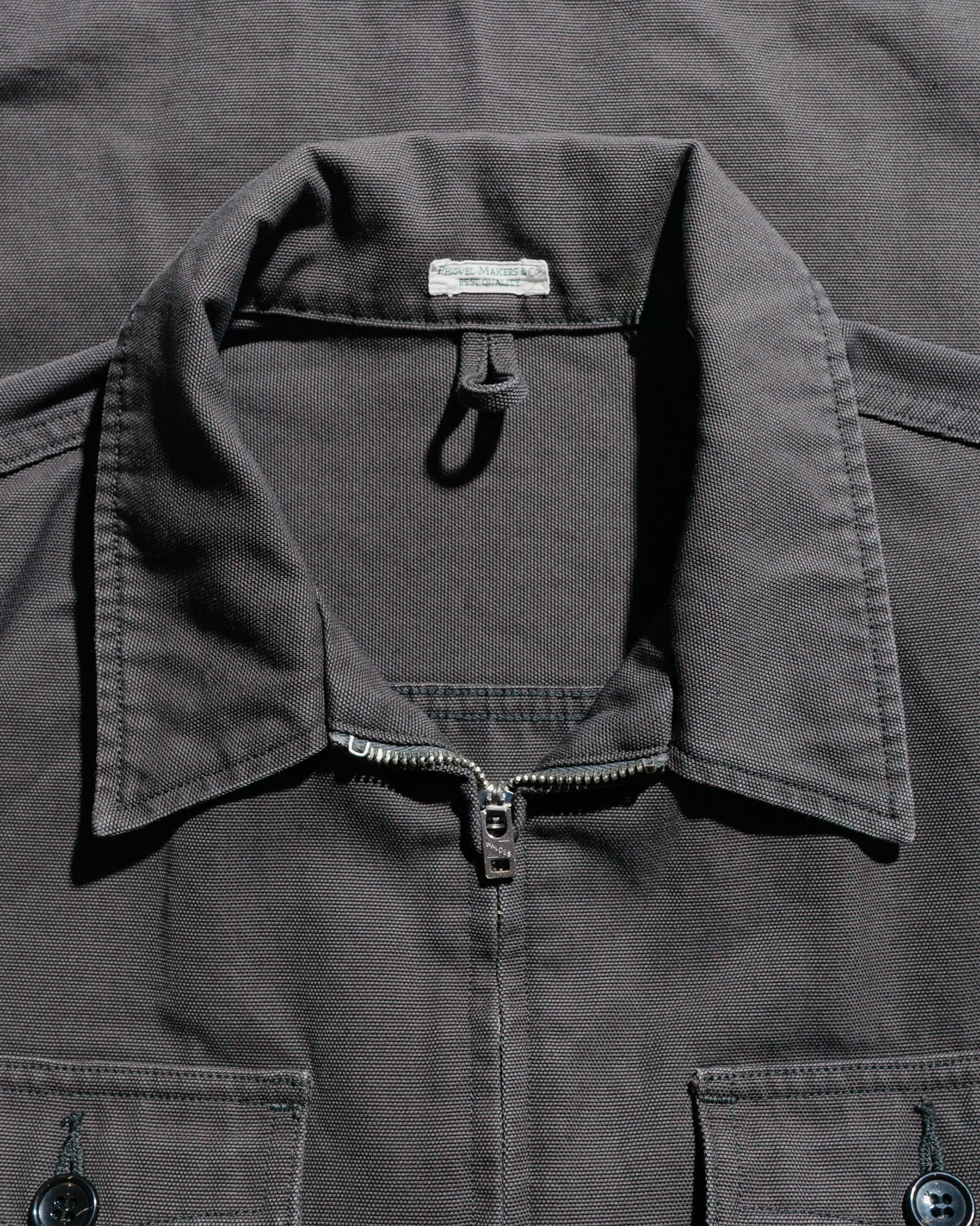 Phigvel Duck Cloth Workaday Jacket Charcoal sold by Lost & Found product image thumbnail 5